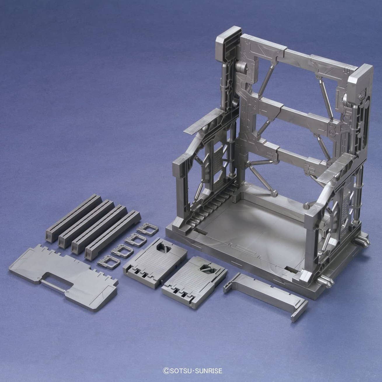Bandai: Builders Parts System Base (Gunmetal)