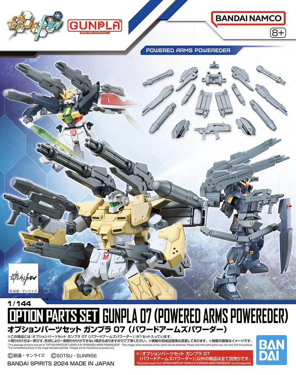 HG Option Parts Set Gunpla 07 (Powered Arms Powerder)