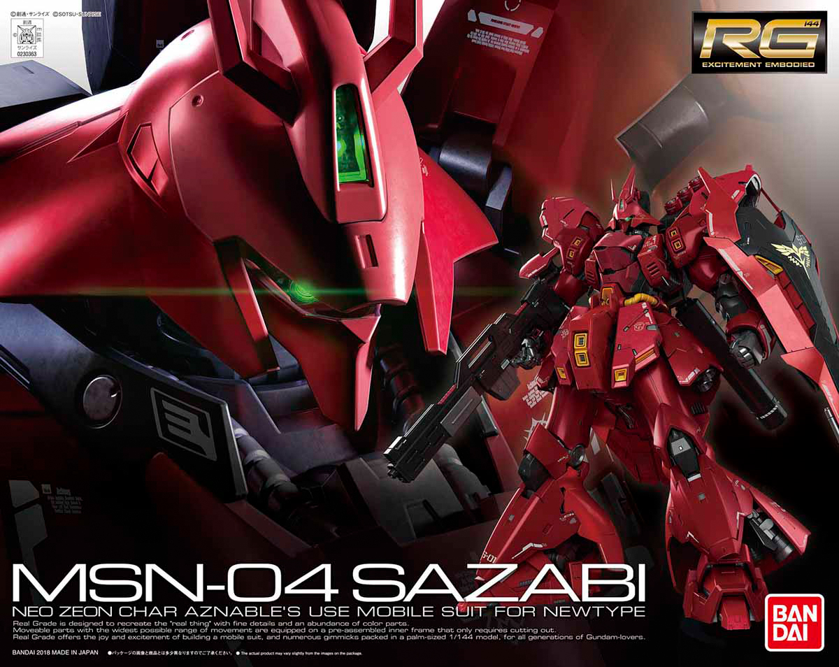 RG #29 MSN-04 Sazabi