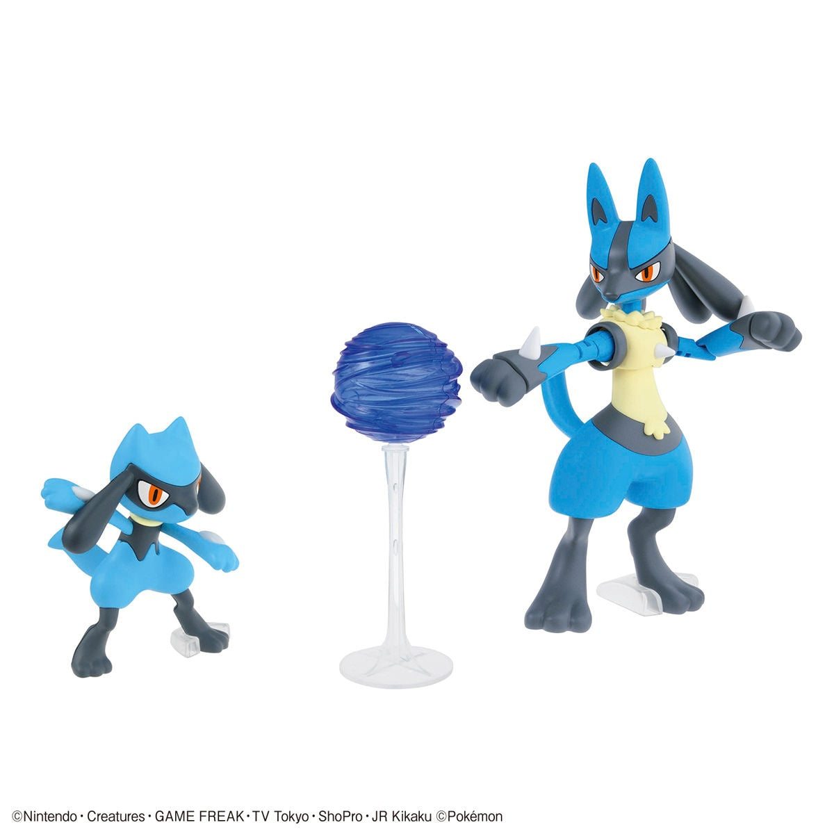 Bandai Pokemon Model Kit: Riolu & Lucario