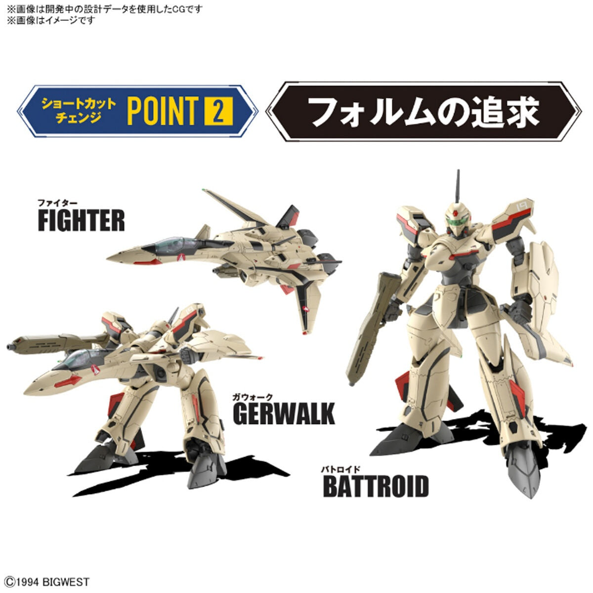 Bandai: HG 1/100 YF-19