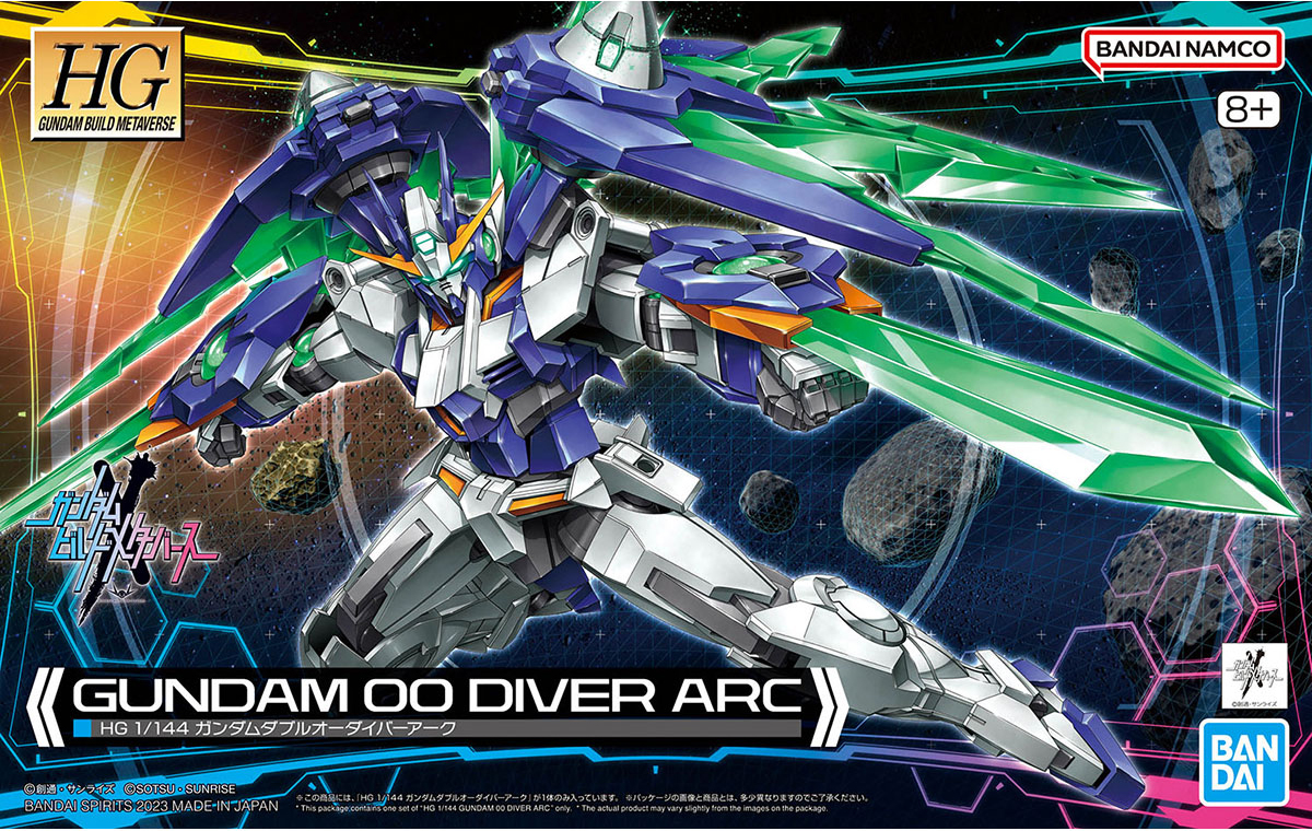 HGGBM Gundam 00 Diver Arc (Gundam Build Metaverse)