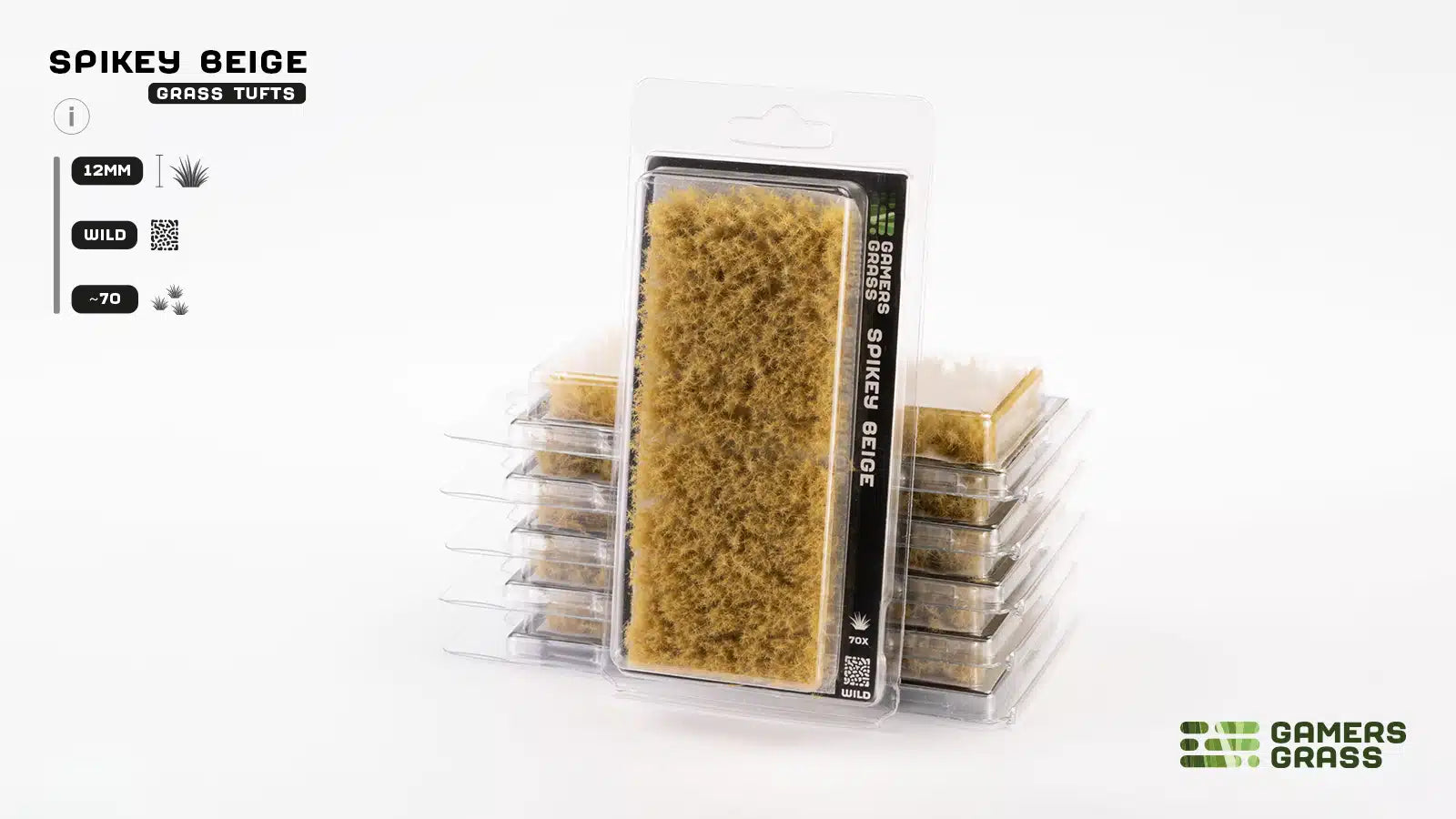 Gamers Grass: Spikey Beige Tufts (12mm)