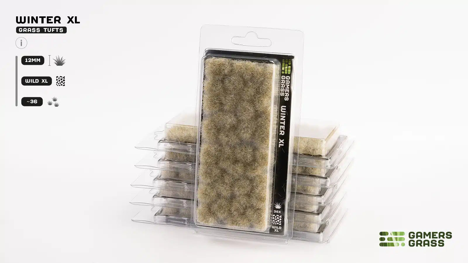 Gamers Grass: Winter XL Tufts (12mm)