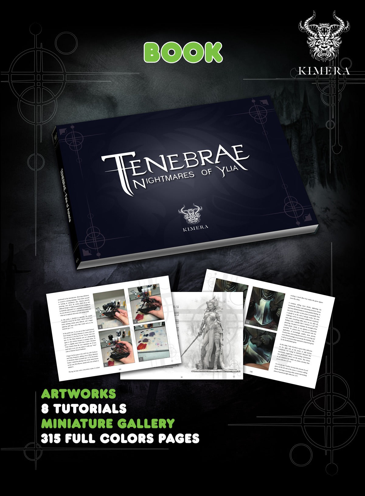 Nightmares of Ylia – Art and Tutorial Book (315 Pages – Paperback)