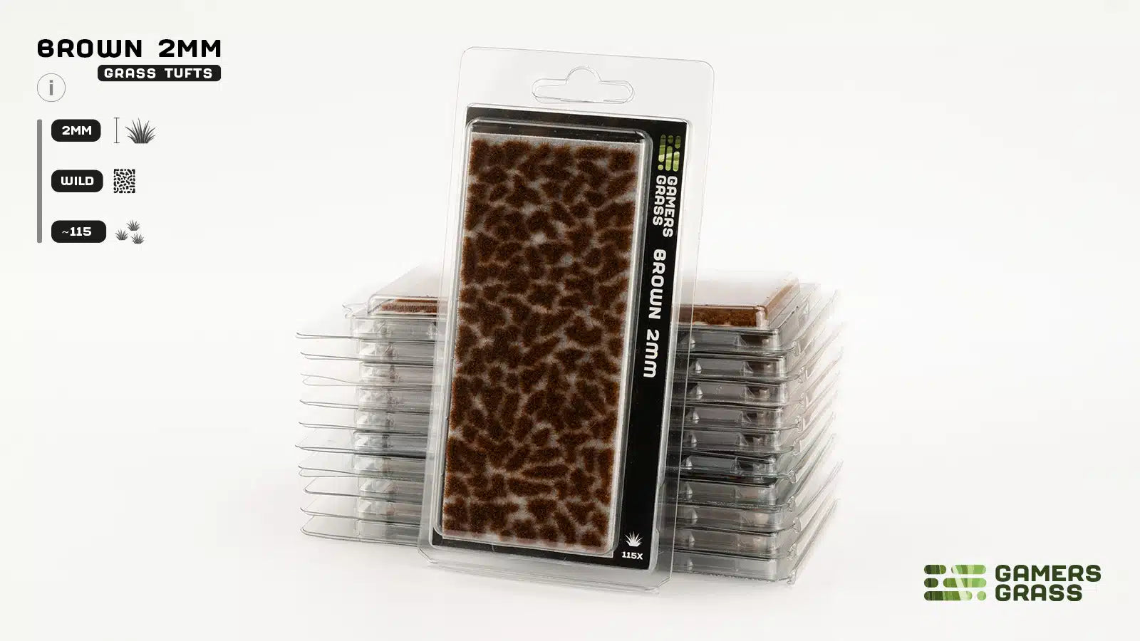 Gamers Grass: Brown Tufts (2mm)