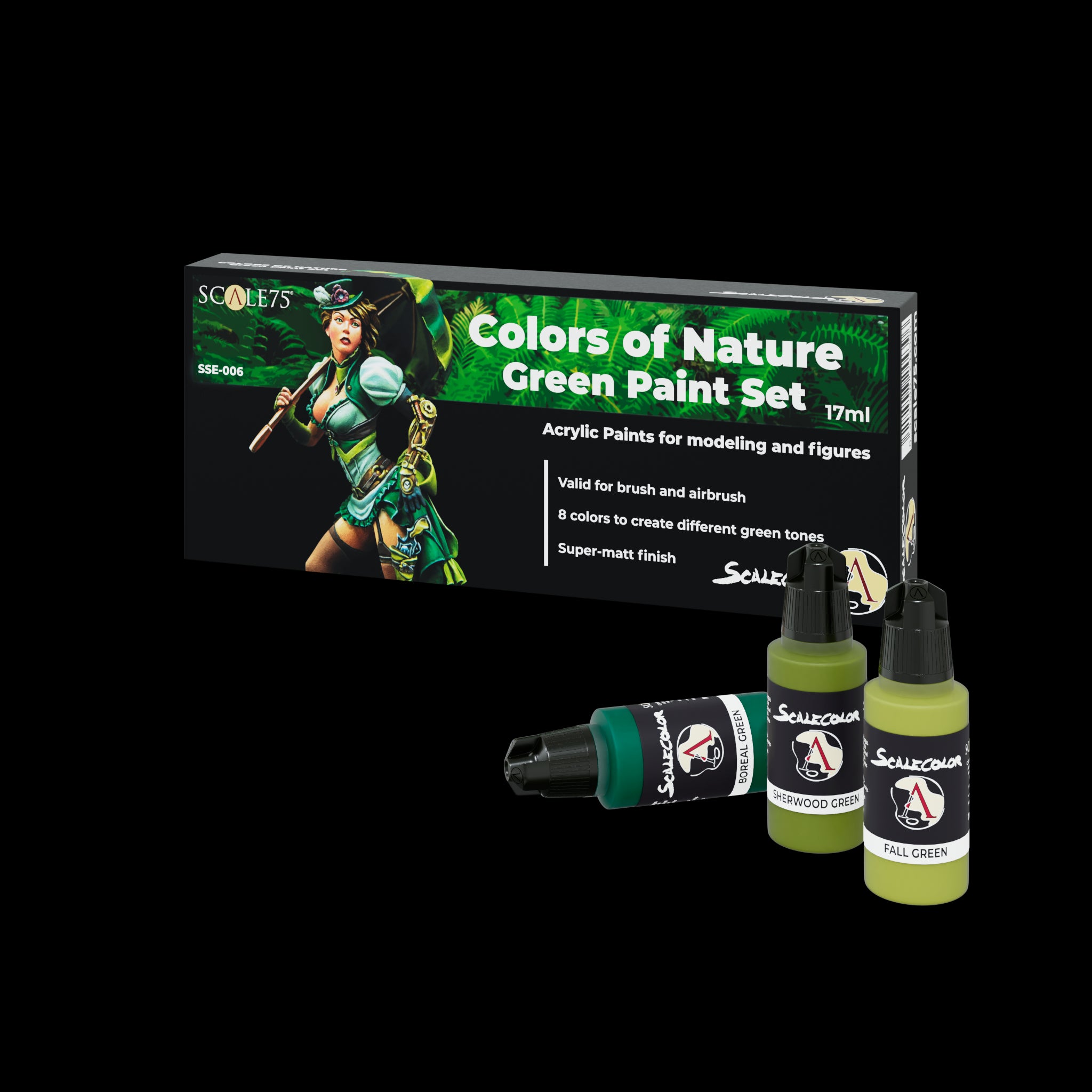 Scale75: Colors Of Nature Green Paint Set