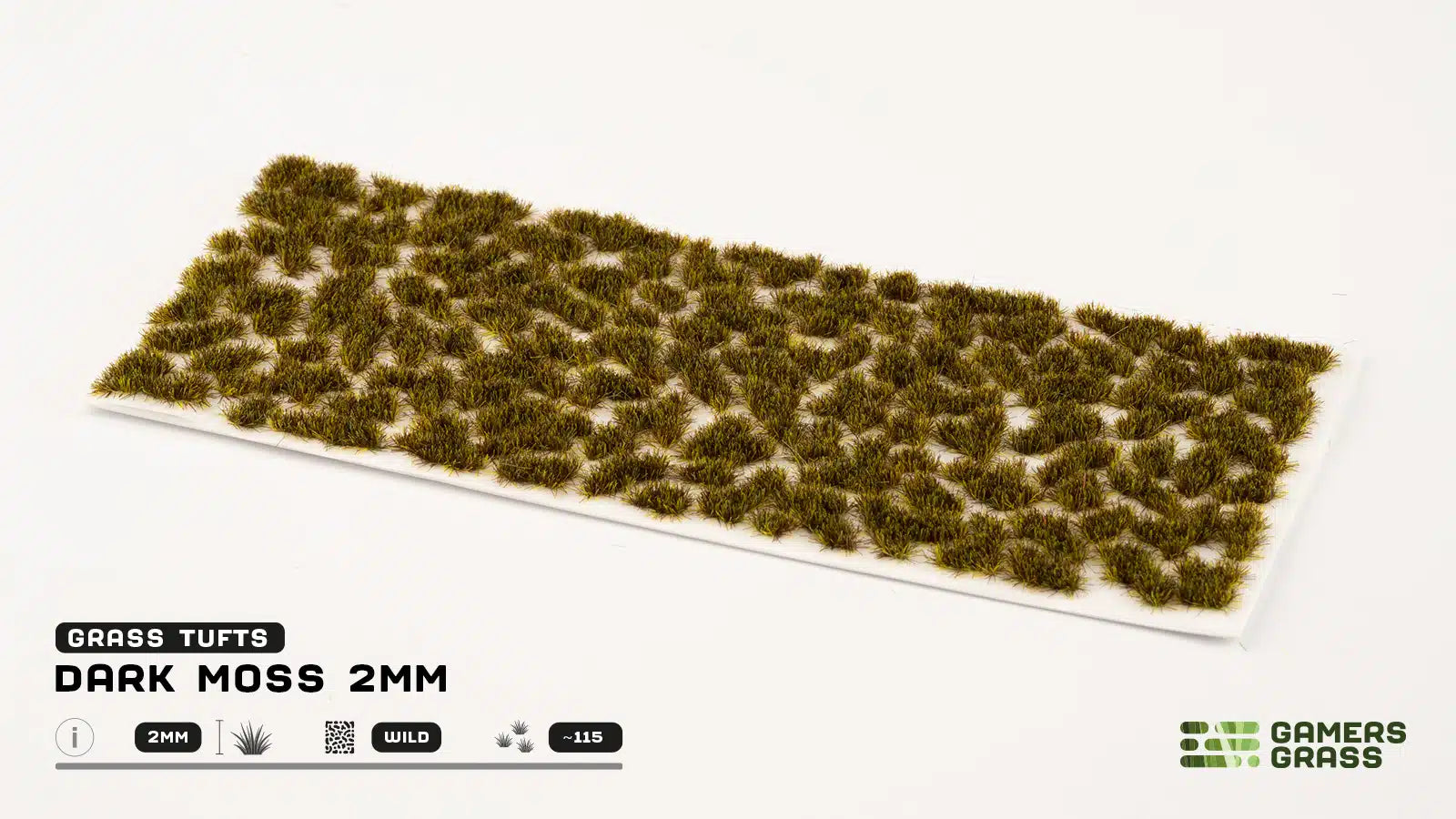 Gamers Grass: Dark Moss Tufts (2mm)