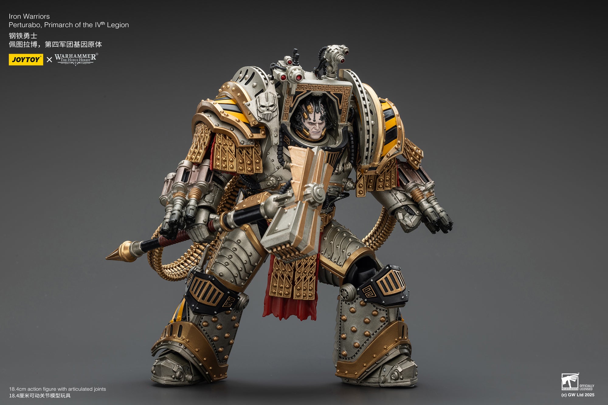 Joytoy: Iron Warriors Perturabo, Primarch of the lVth Legion