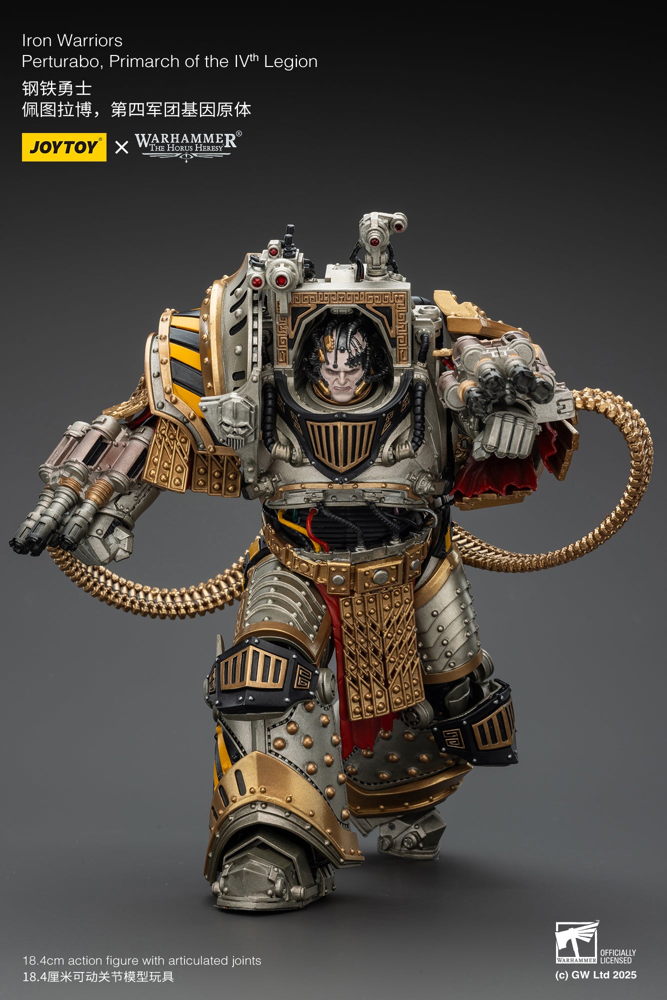 Joytoy: Iron Warriors Perturabo, Primarch of the lVth Legion