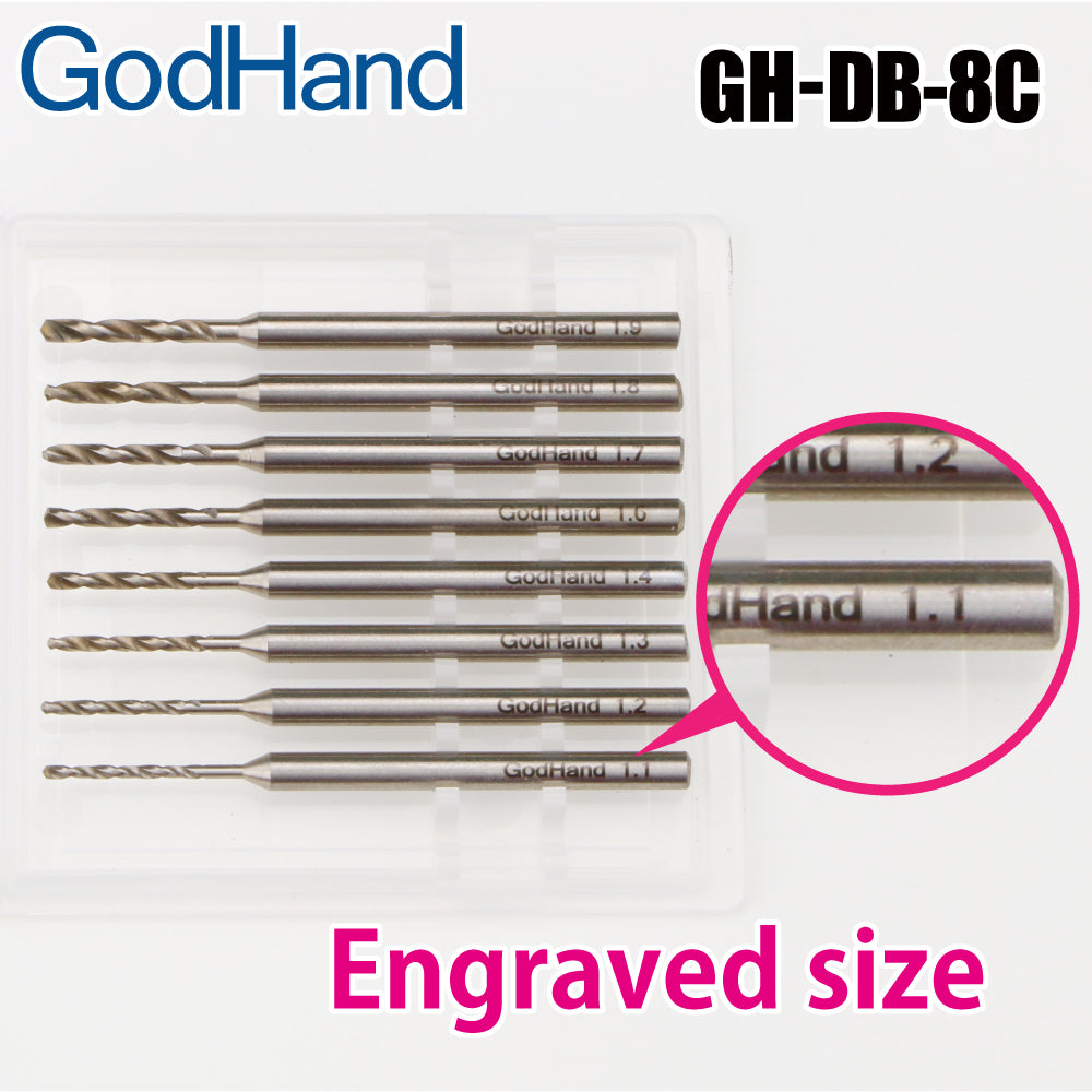 GodHand - Drill Bit Set (C) (8pcs)