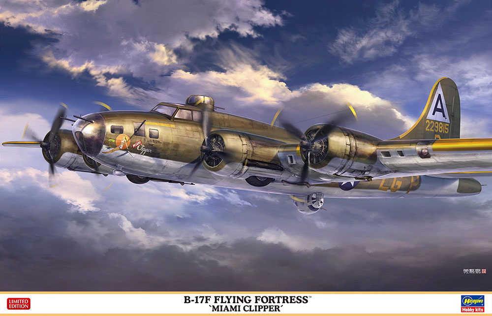 Hasegawa [02462] 1:72 B-17F Flying Fortress Miami Clipper