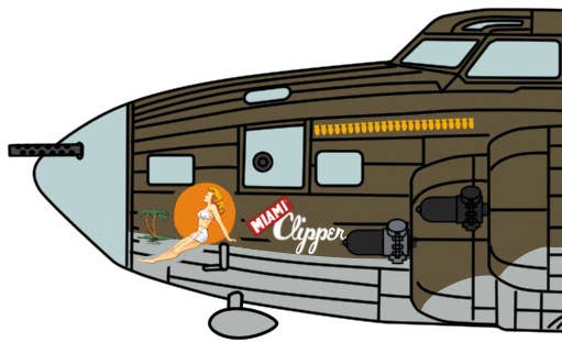 Hasegawa [02462] 1:72 B-17F Flying Fortress Miami Clipper