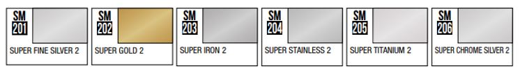 Mr Color Super Metallic (SM201 - SM212)