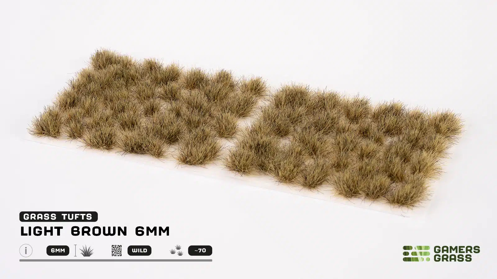 Gamers Grass: Light Brown Tufts (6mm)