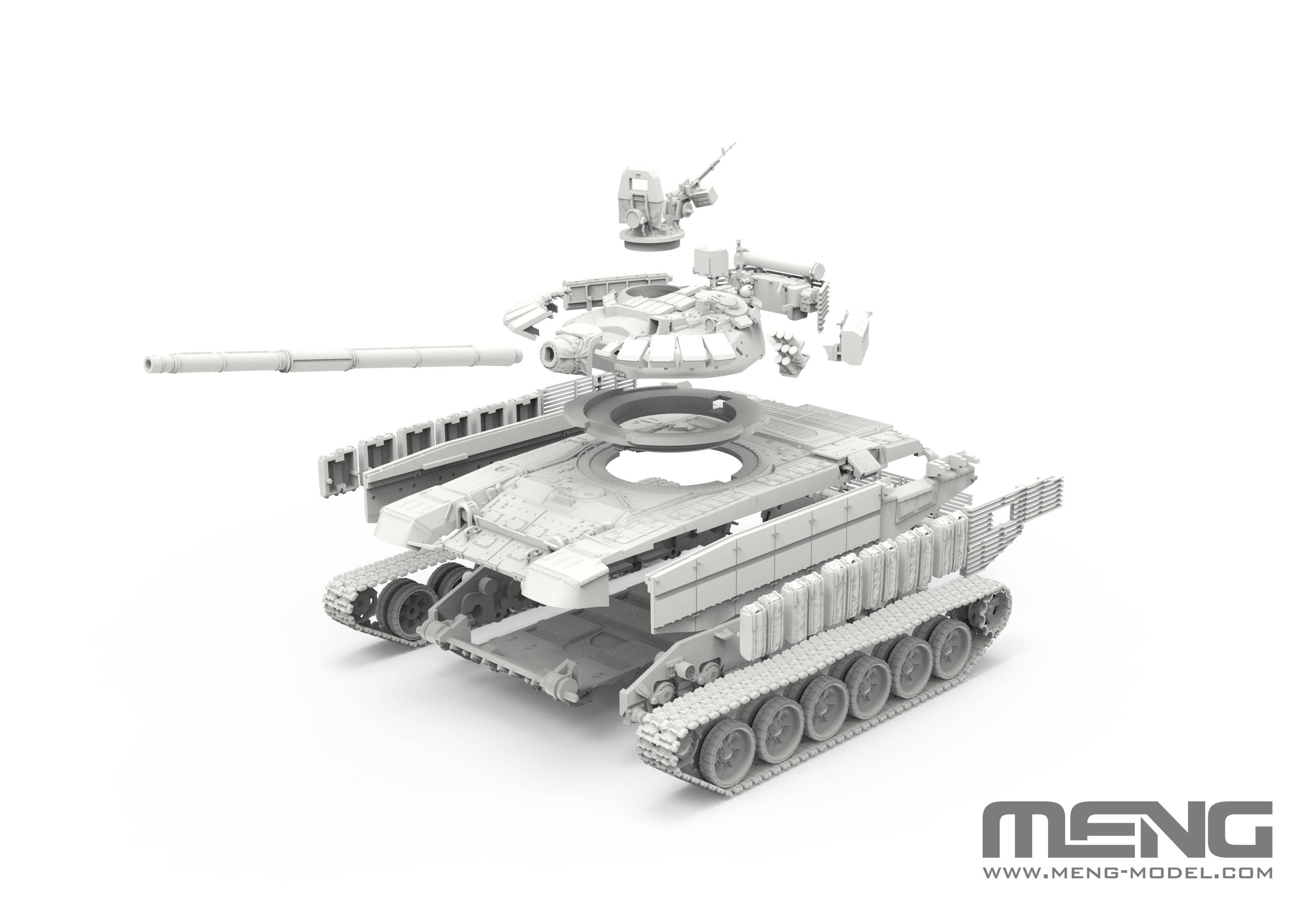 Meng: 1/72 Russian Main Battle Tank T-72B3M