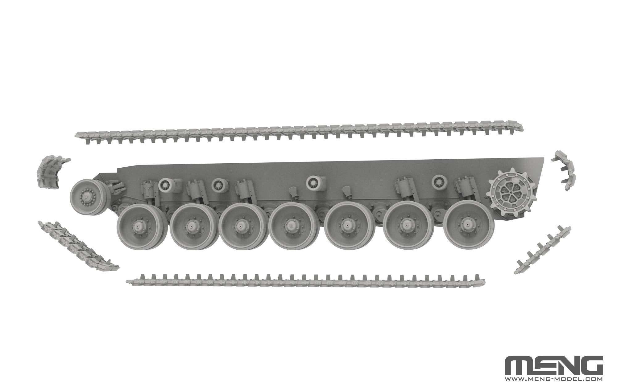 Meng: 1/72 German Main Battle Tank Leopard 2 A4