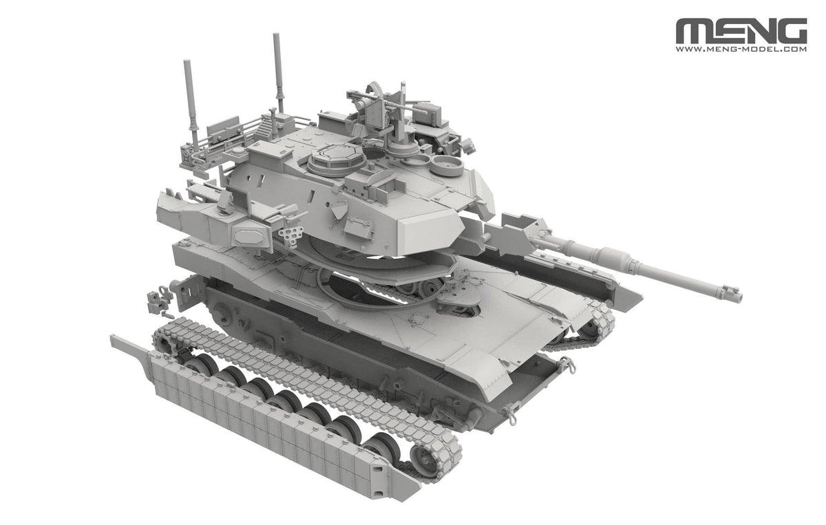 Meng: 1/72 U.S. Main Battle Tank M1A2 SEP v2 Abrams w/ Trophy Active Protection System
