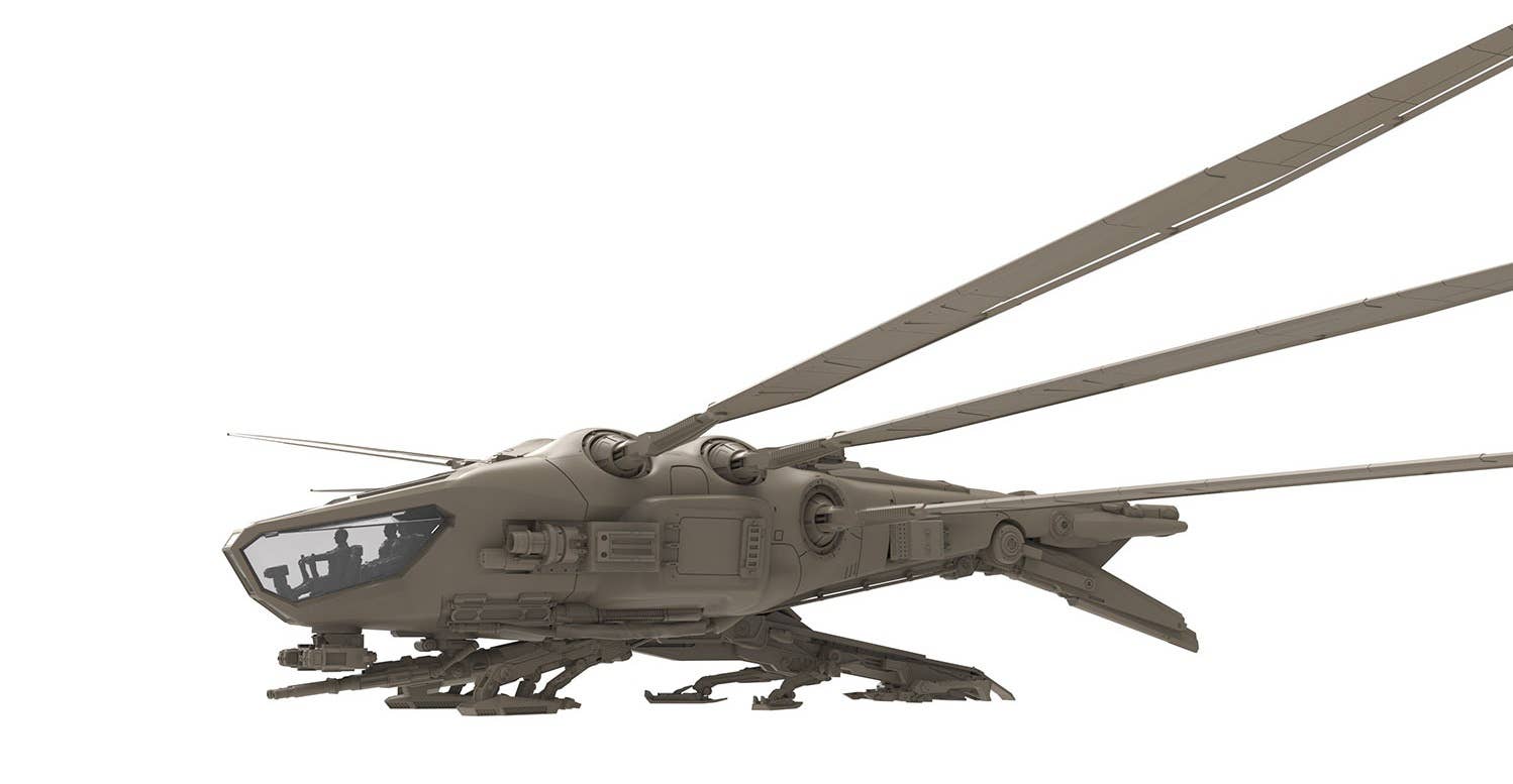 Meng: 1/72 Dune Harkonnen Ornithopter