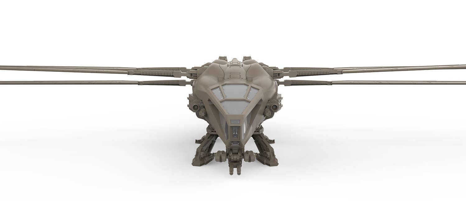 Meng: 1/72 Dune Harkonnen Ornithopter
