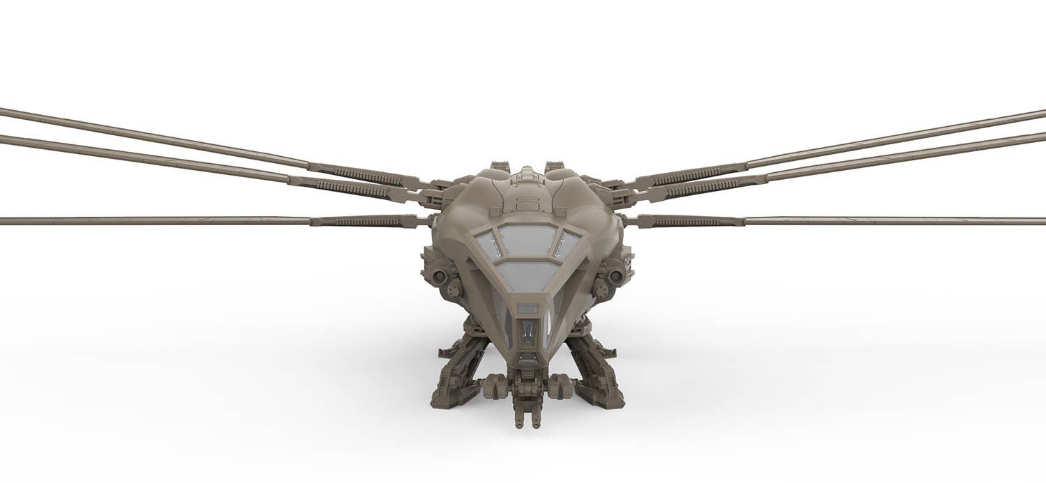Meng: 1/72 Dune Harkonnen Ornithopter