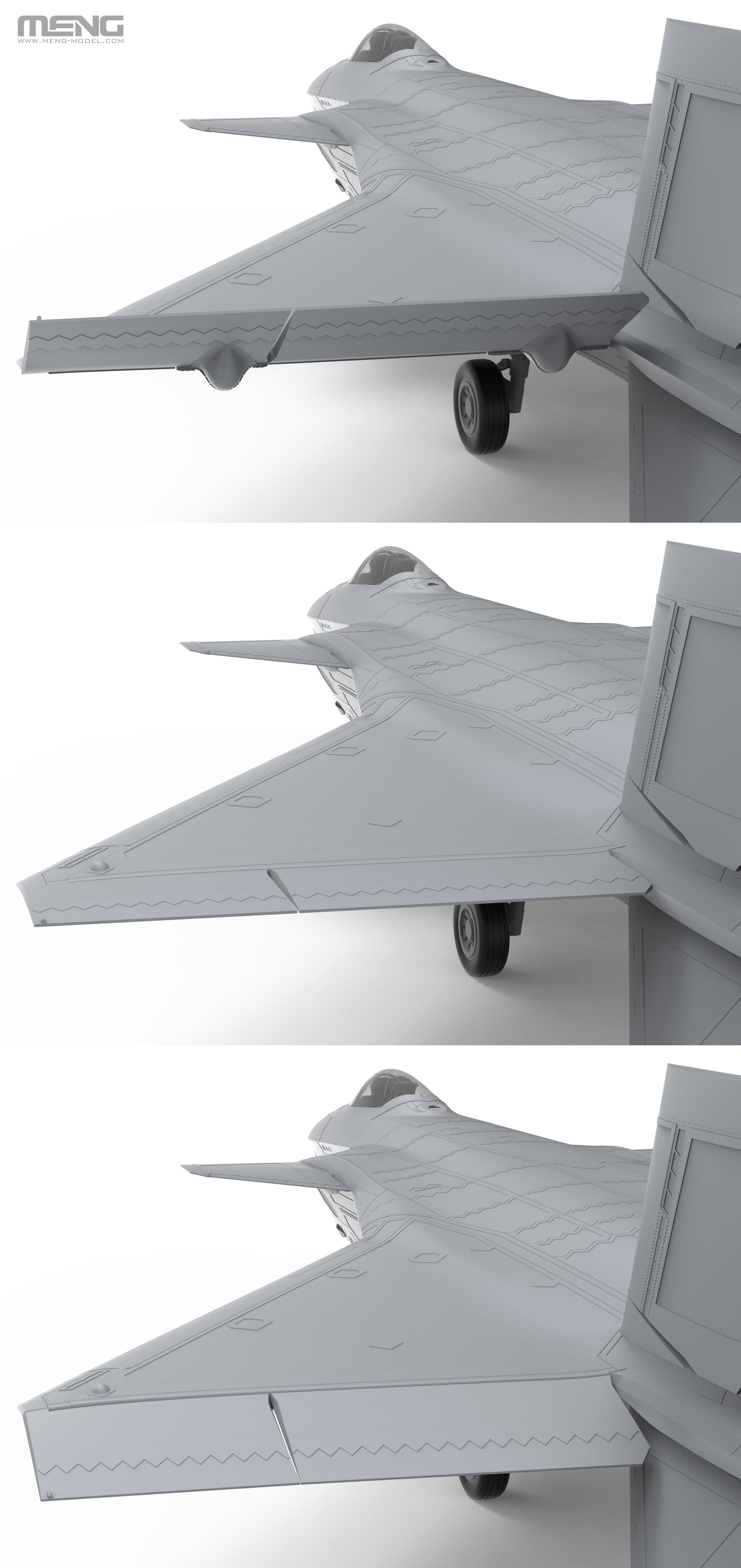 Meng: 1/48 Chinese J-20 Stealth Fighter