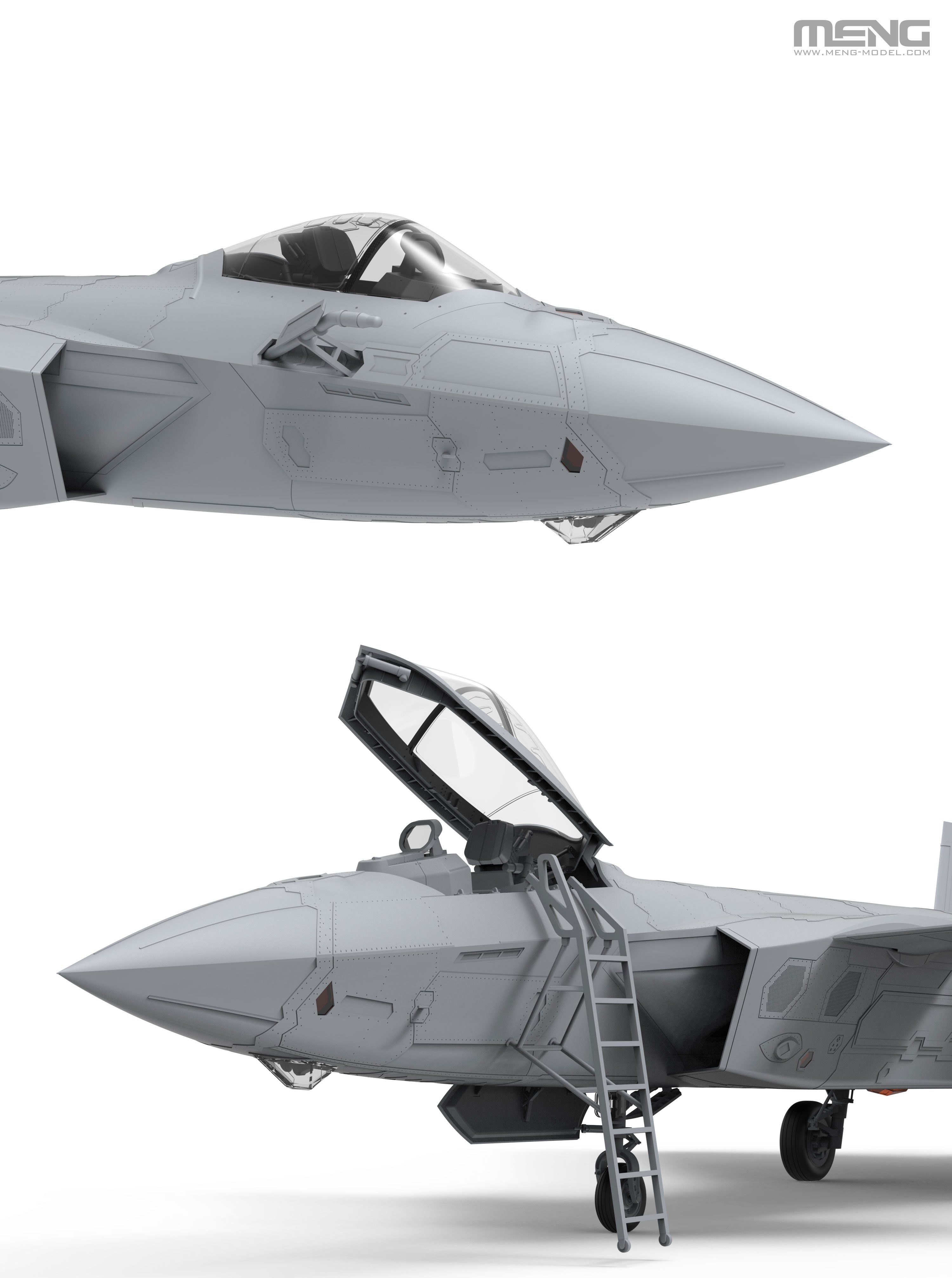 Meng: 1/48 Chinese J-20 Stealth Fighter