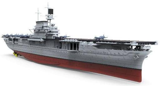 Meng: 1/700 U.S. Navy Aircraft Carrier Enterprise (CV-6)