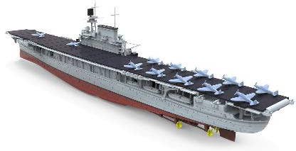 Meng: 1/700 U.S. Navy Aircraft Carrier Enterprise (CV-6)