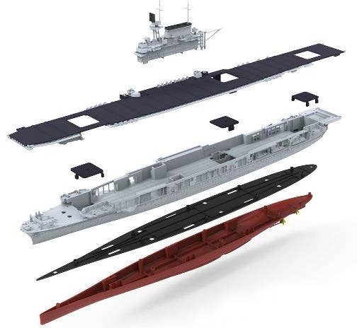 Meng: 1/700 U.S. Navy Aircraft Carrier Enterprise (CV-6)