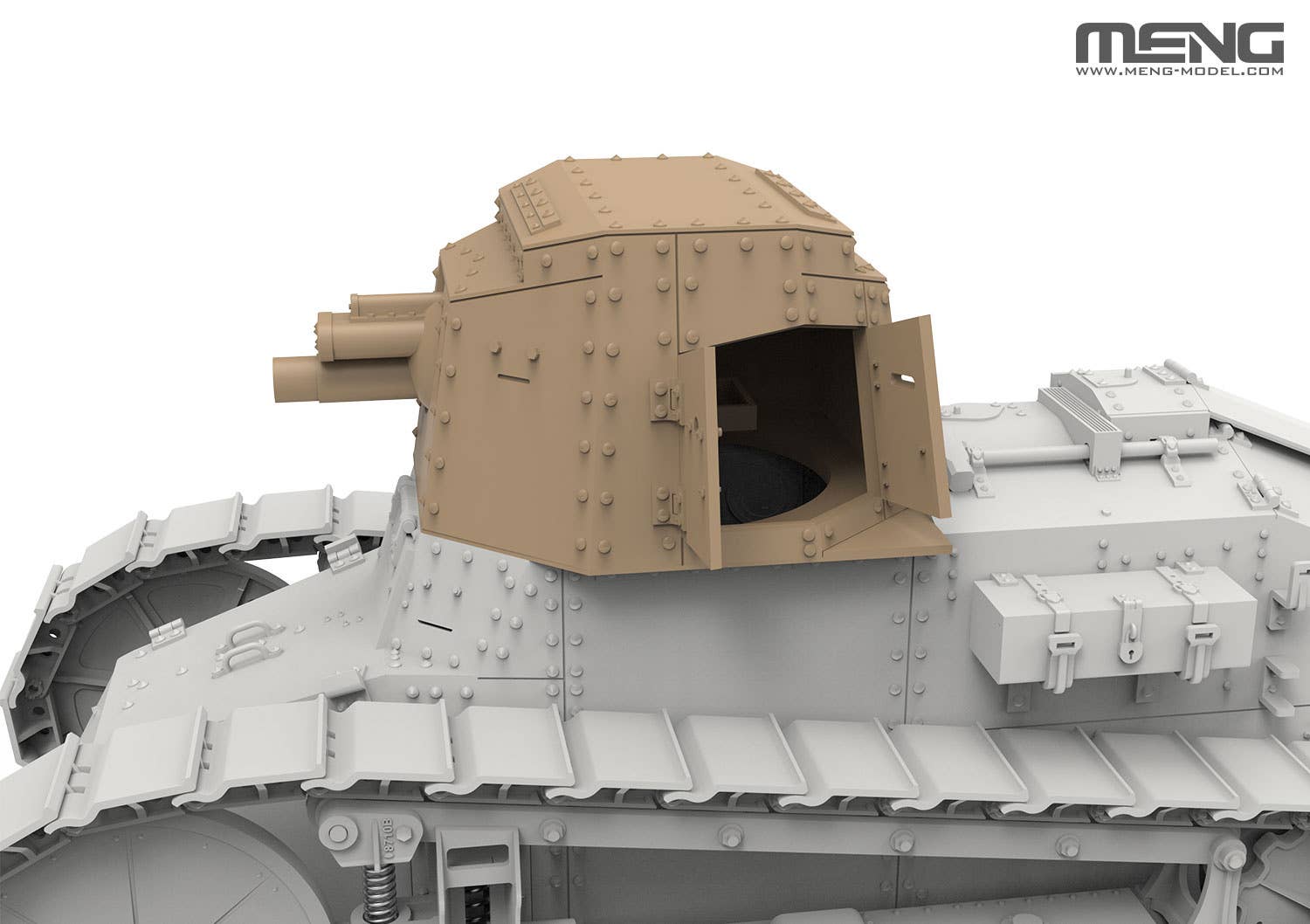 Meng: 1/35 French FT 75 BS Self-Propelled Gun