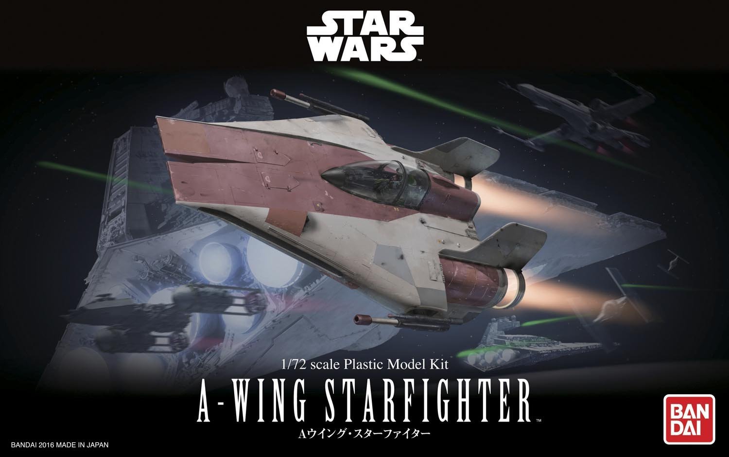 Star Wars: 1/72 A-Wing Starfighter