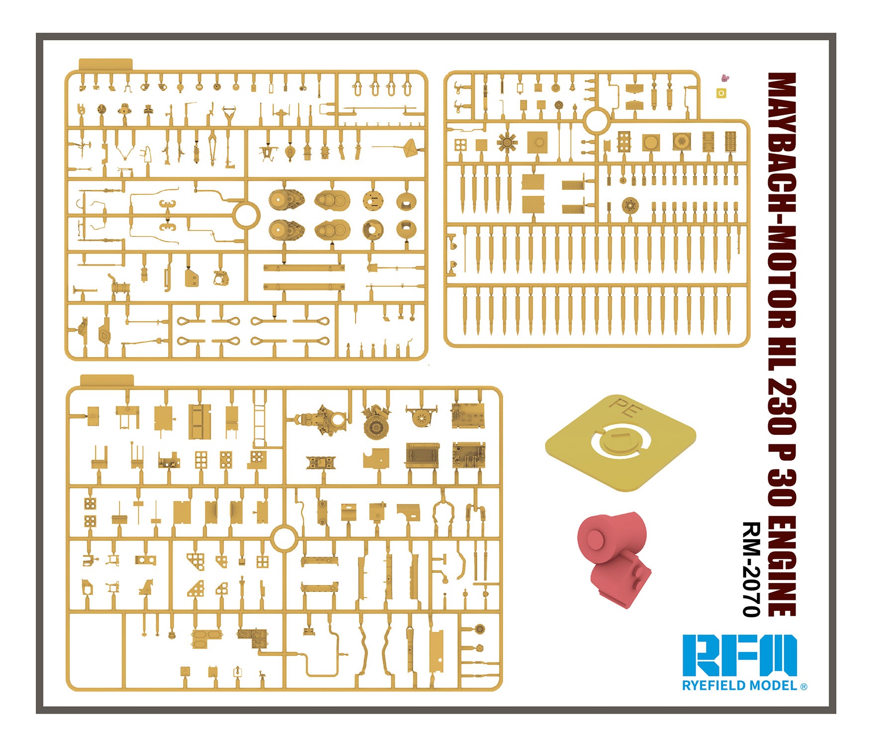 RFM: 1/35 Maybach Motor HL 230 P 30 Engine