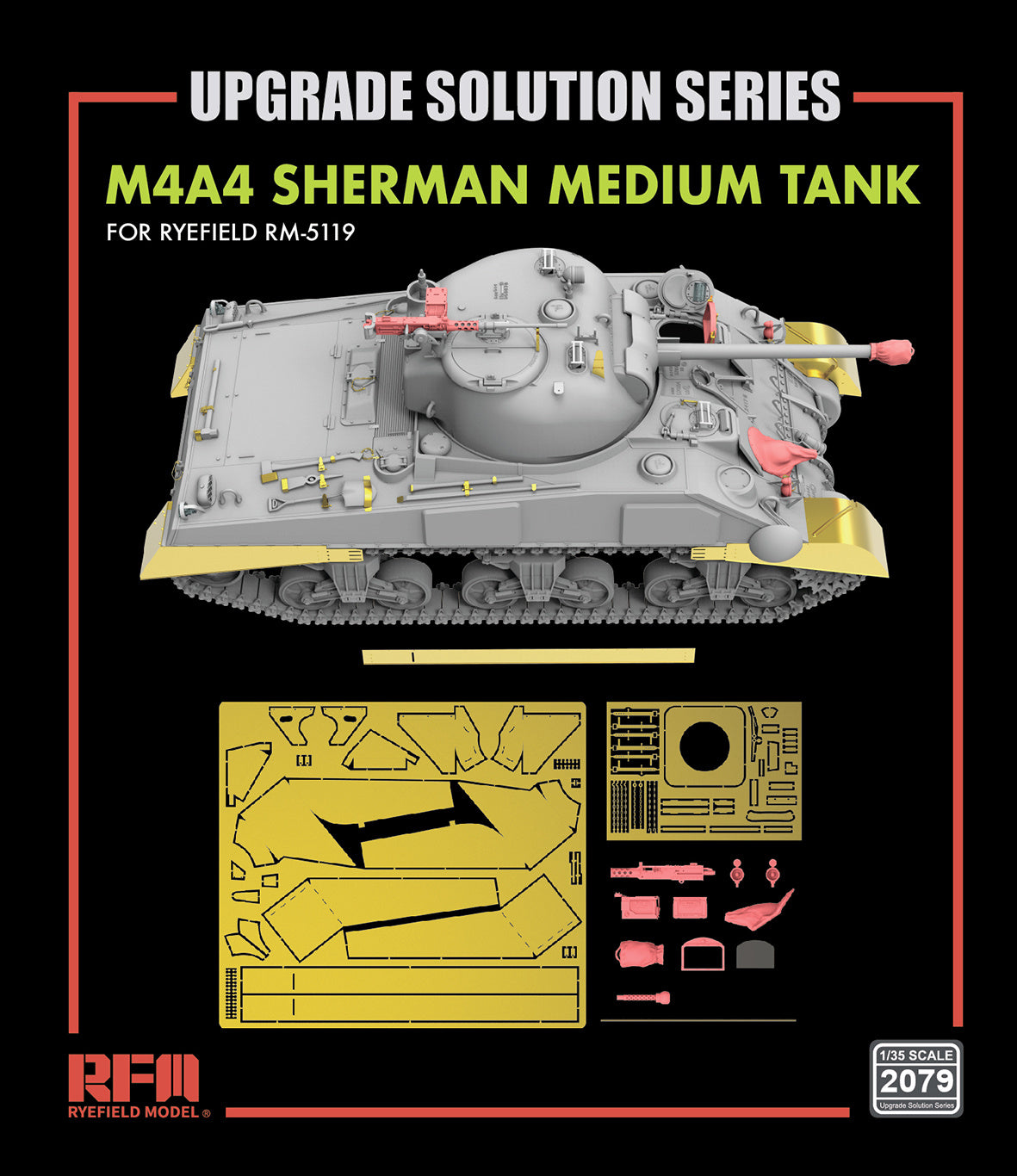 RFM: 1/35 M4A4 Sherman Medium Tank Upgrade Solution