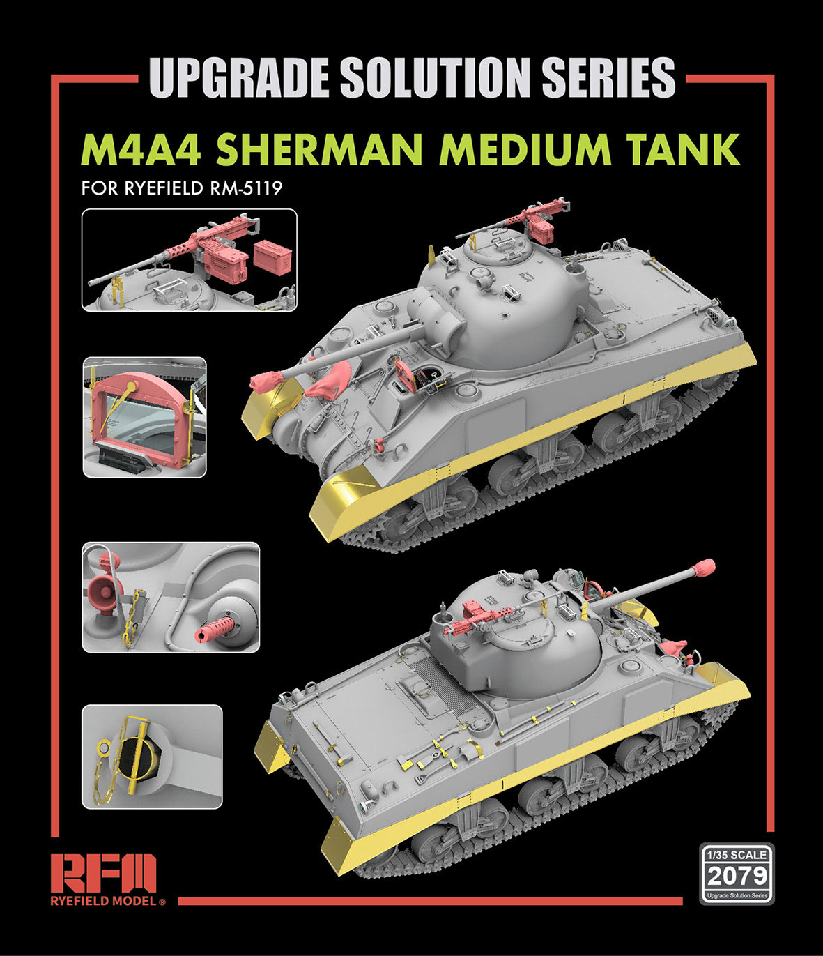 RFM: 1/35 M4A4 Sherman Medium Tank Upgrade Solution