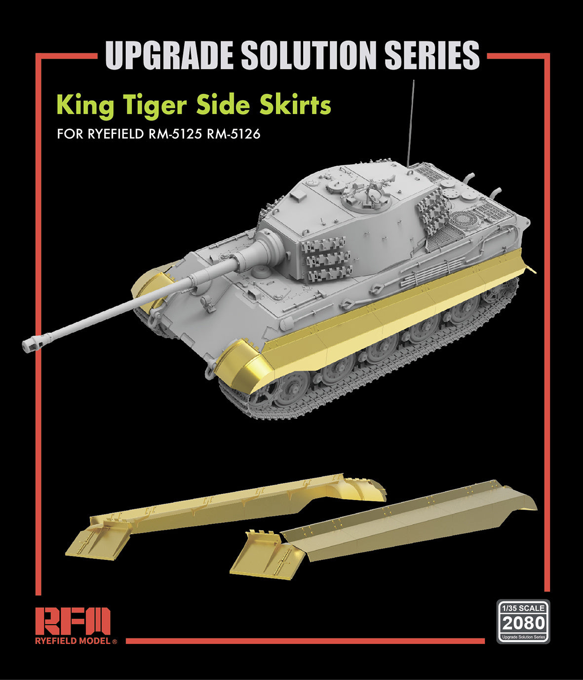 RFM: 1/35 King Tiger Side Skirts Upgrade Solution