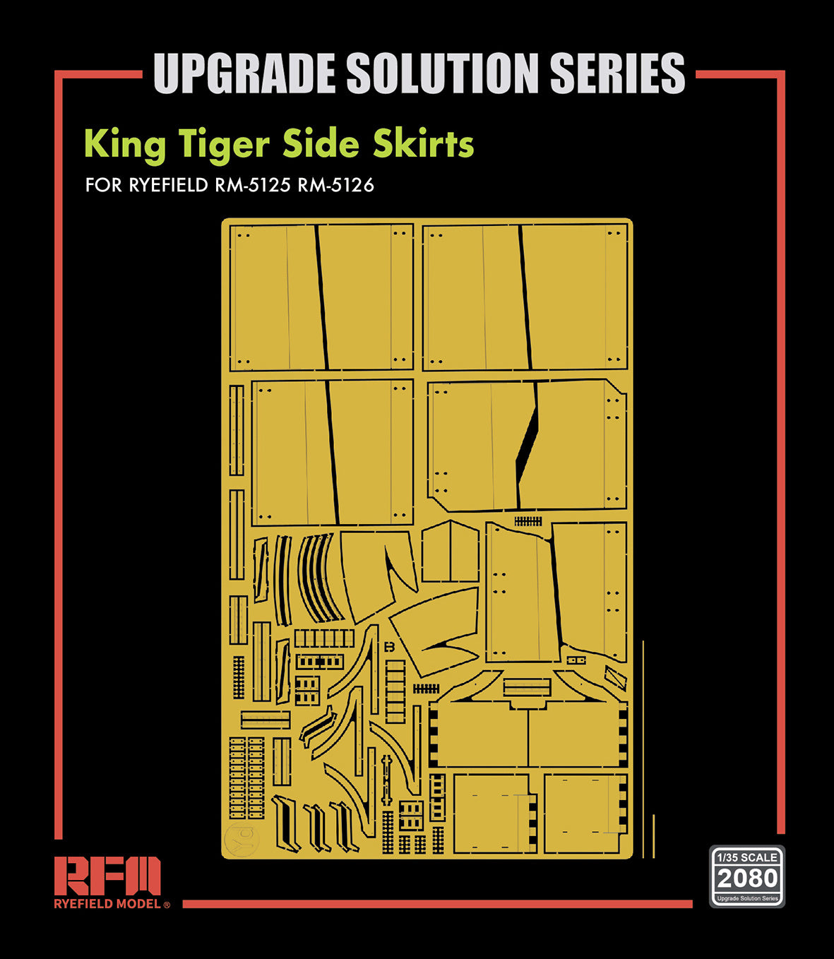 RFM: 1/35 King Tiger Side Skirts Upgrade Solution