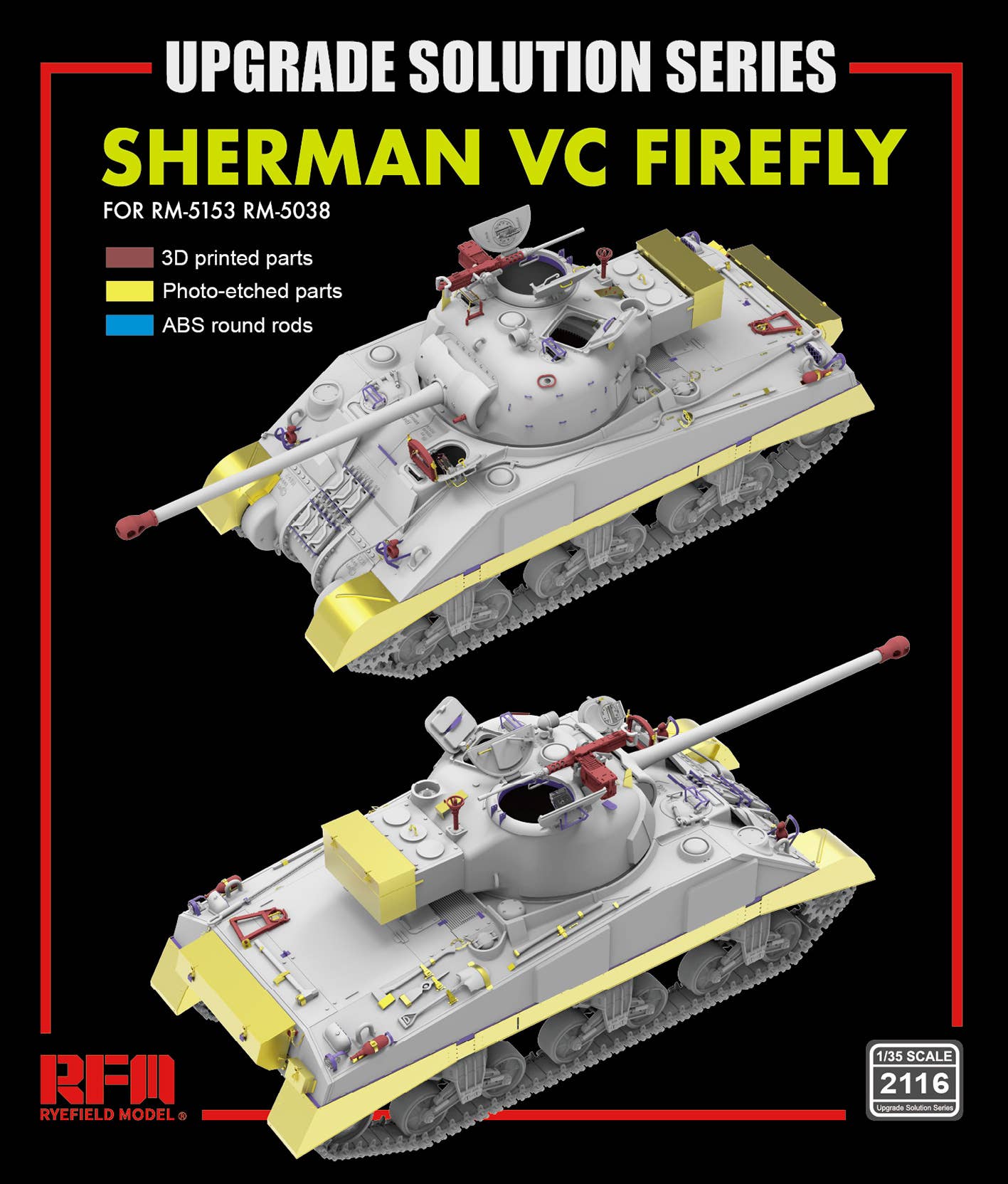 RFM: 1/35 Upgrade Solution Series Sherman VC Firefly