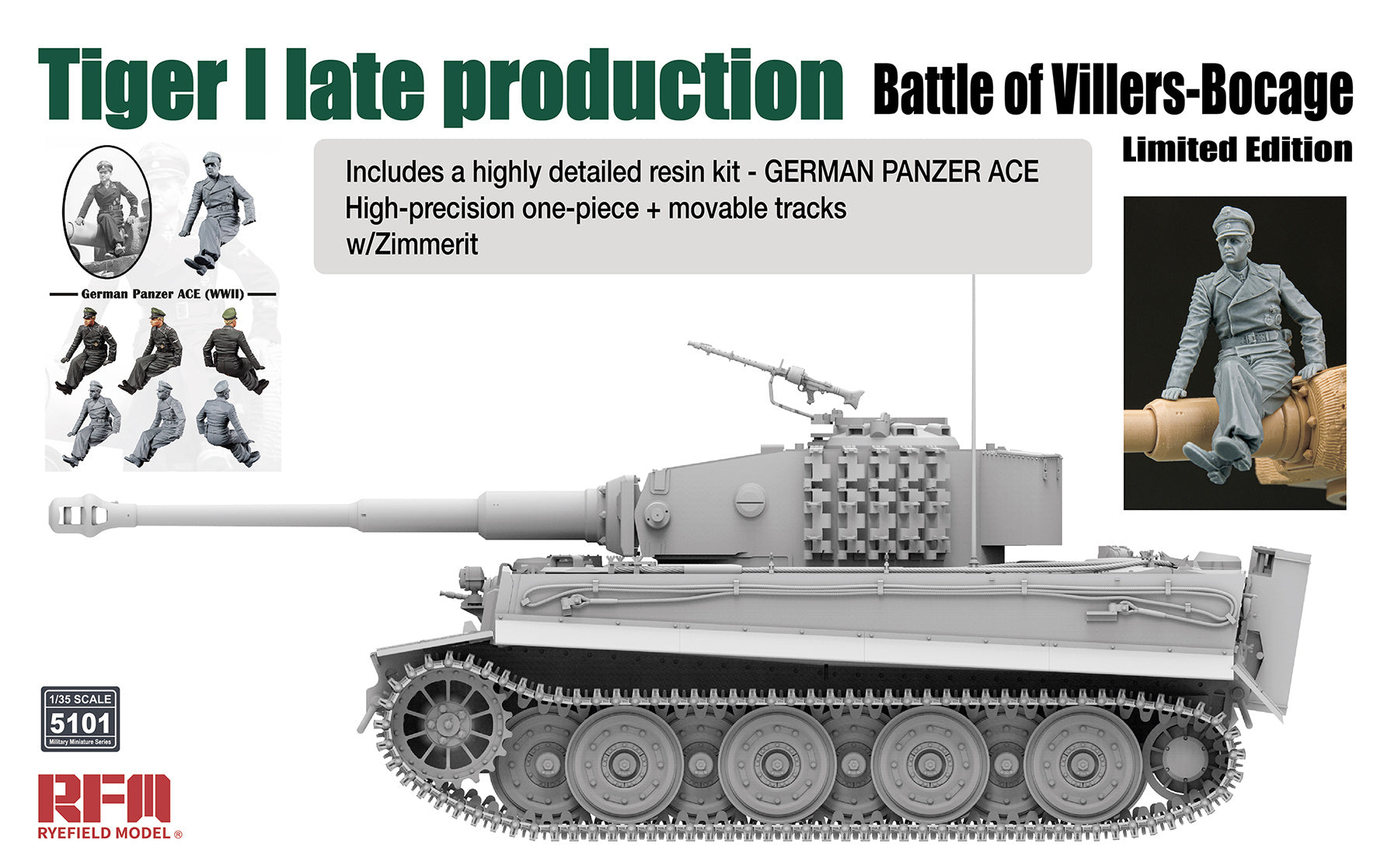 RFM: 1/35 Tiger 1 Late Production (Battle of Villers-Bocage)