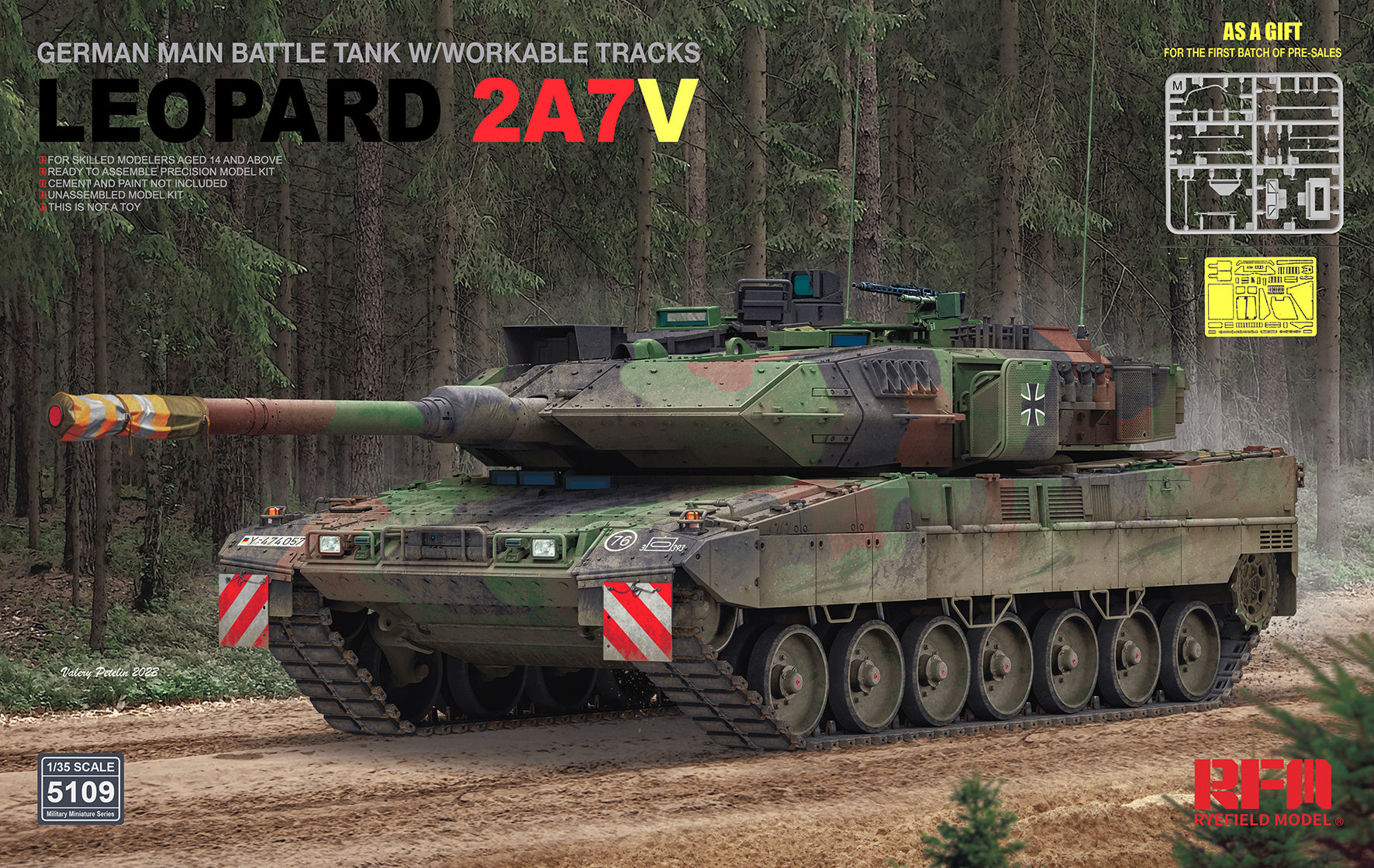 RFM: 1/35 German Main Battle Tank Leopard 2A7V