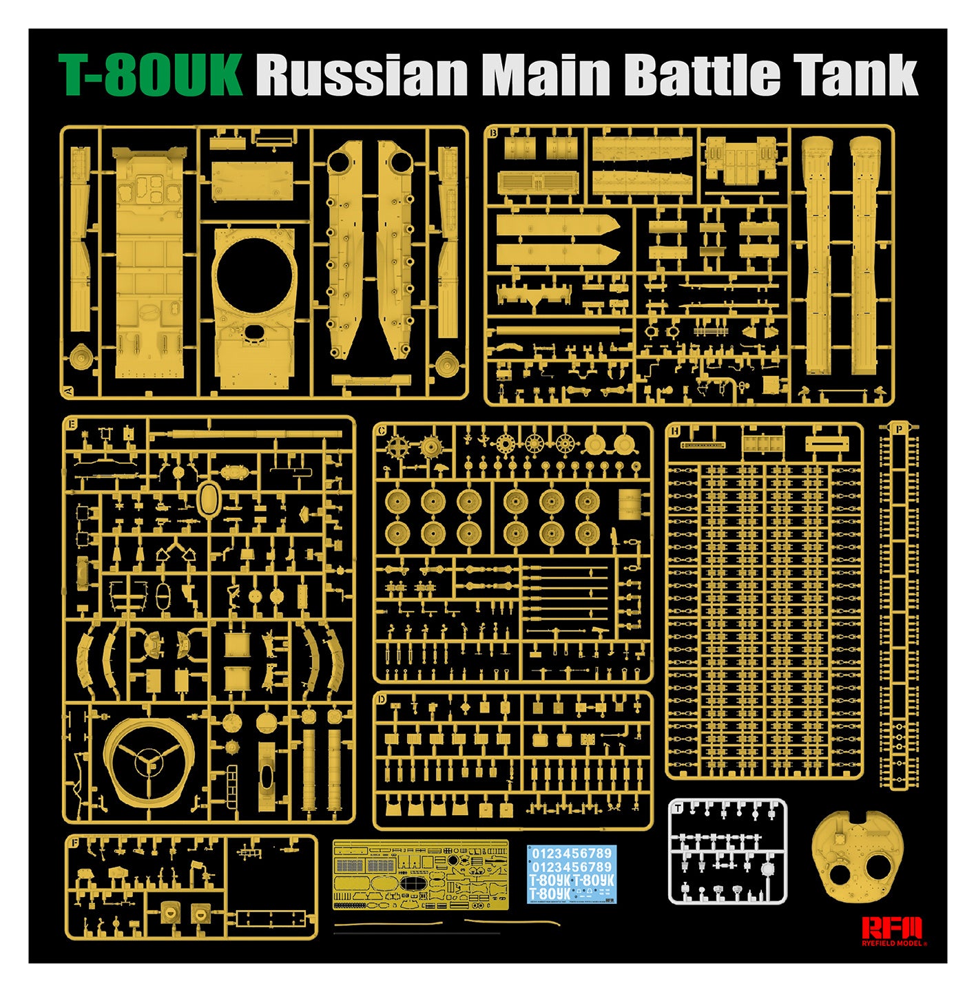 RFM: 1/35 Russian T-80UK Main Battle tank