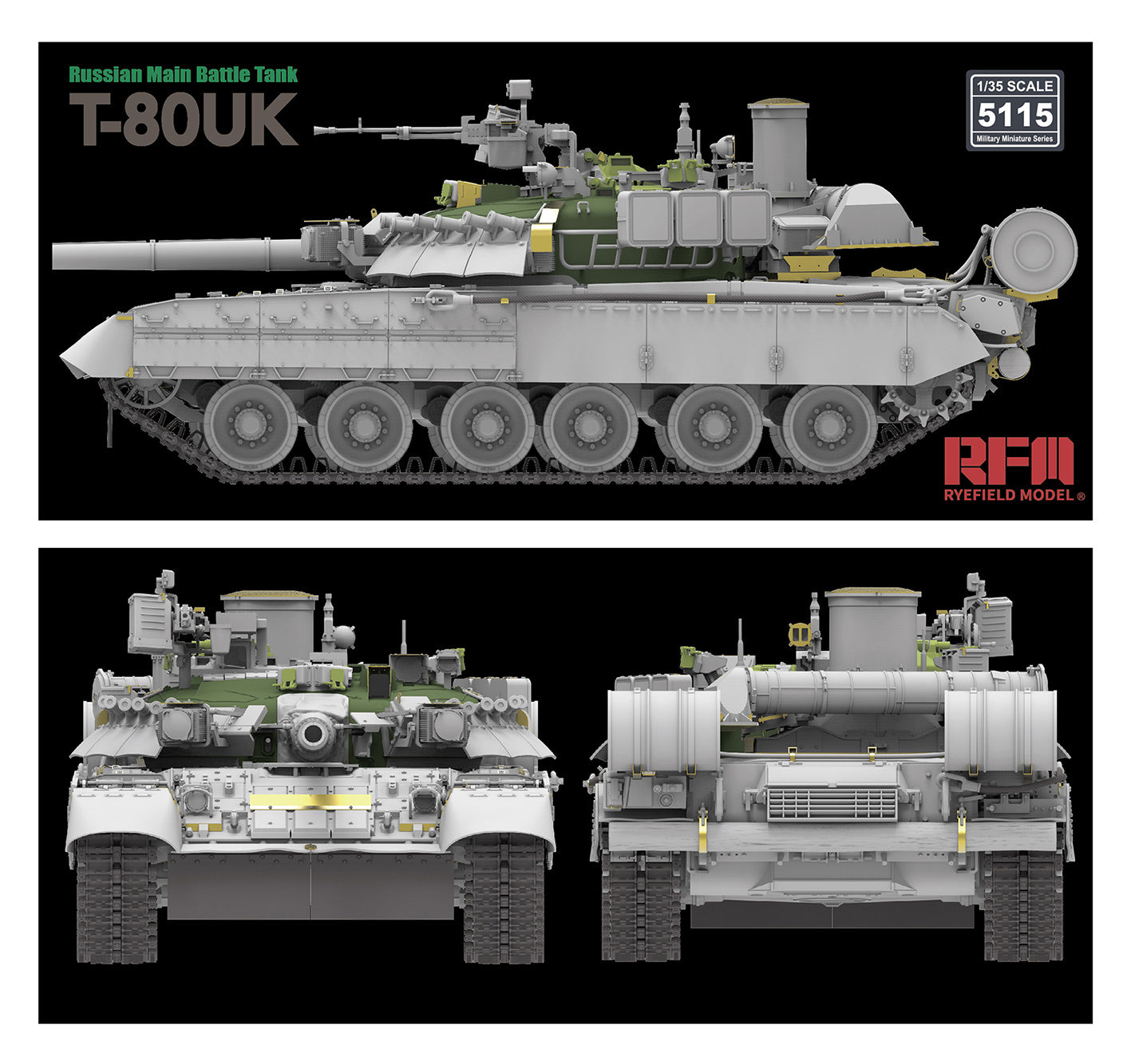 RFM: 1/35 Russian T-80UK Main Battle tank