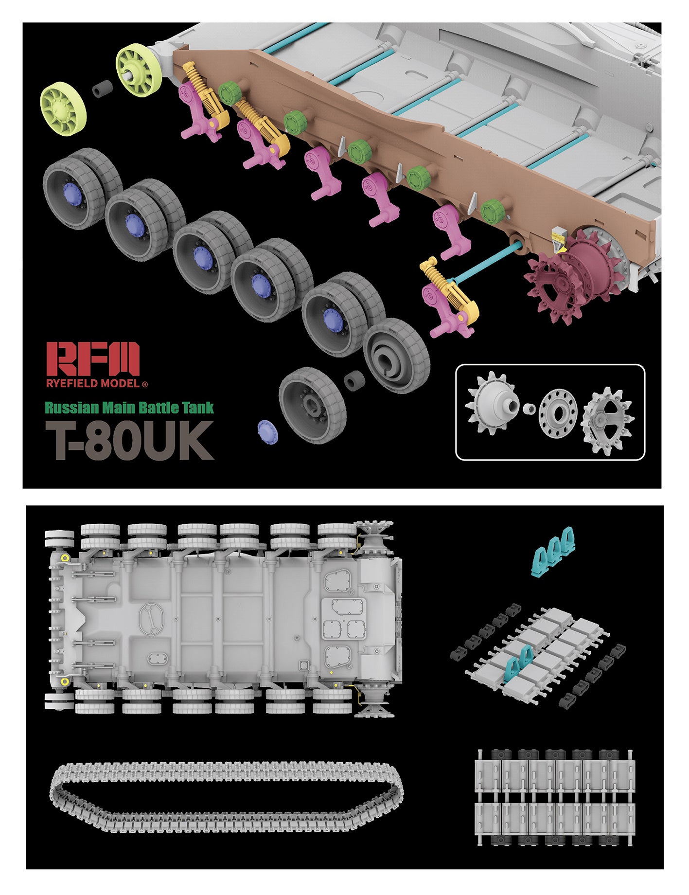 RFM: 1/35 Russian T-80UK Main Battle tank