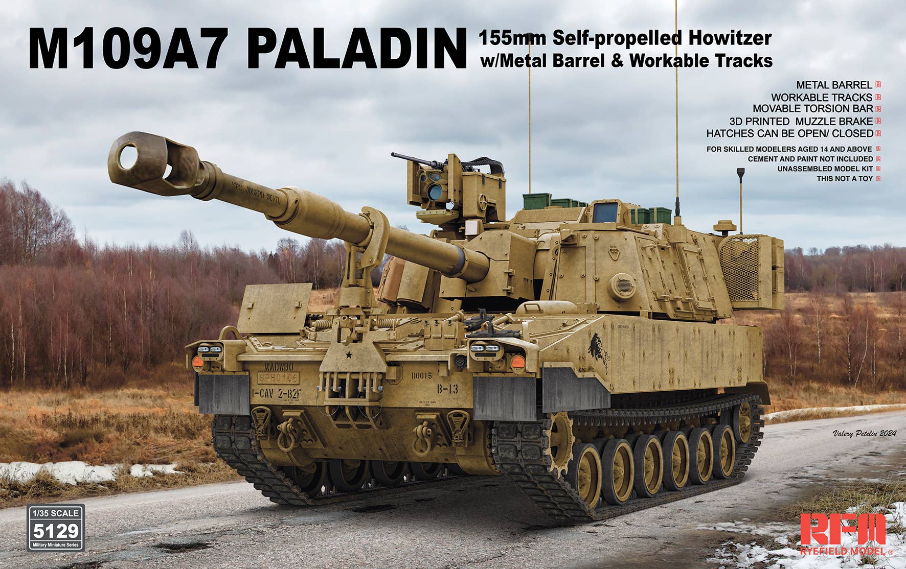 RFM: 1/35 M109A7 Paladin Self-Propelled Howitzer