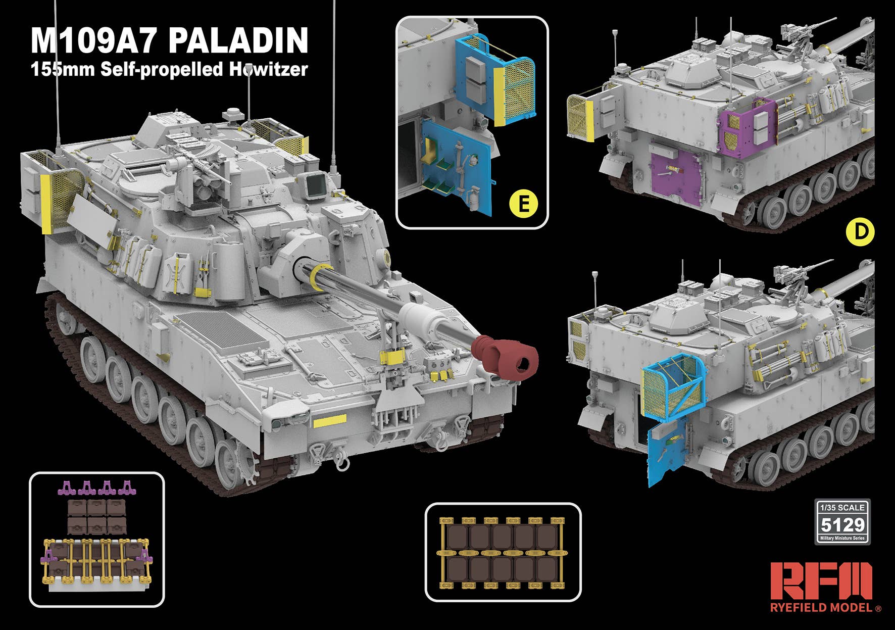 RFM: 1/35 M109A7 Paladin Self-Propelled Howitzer