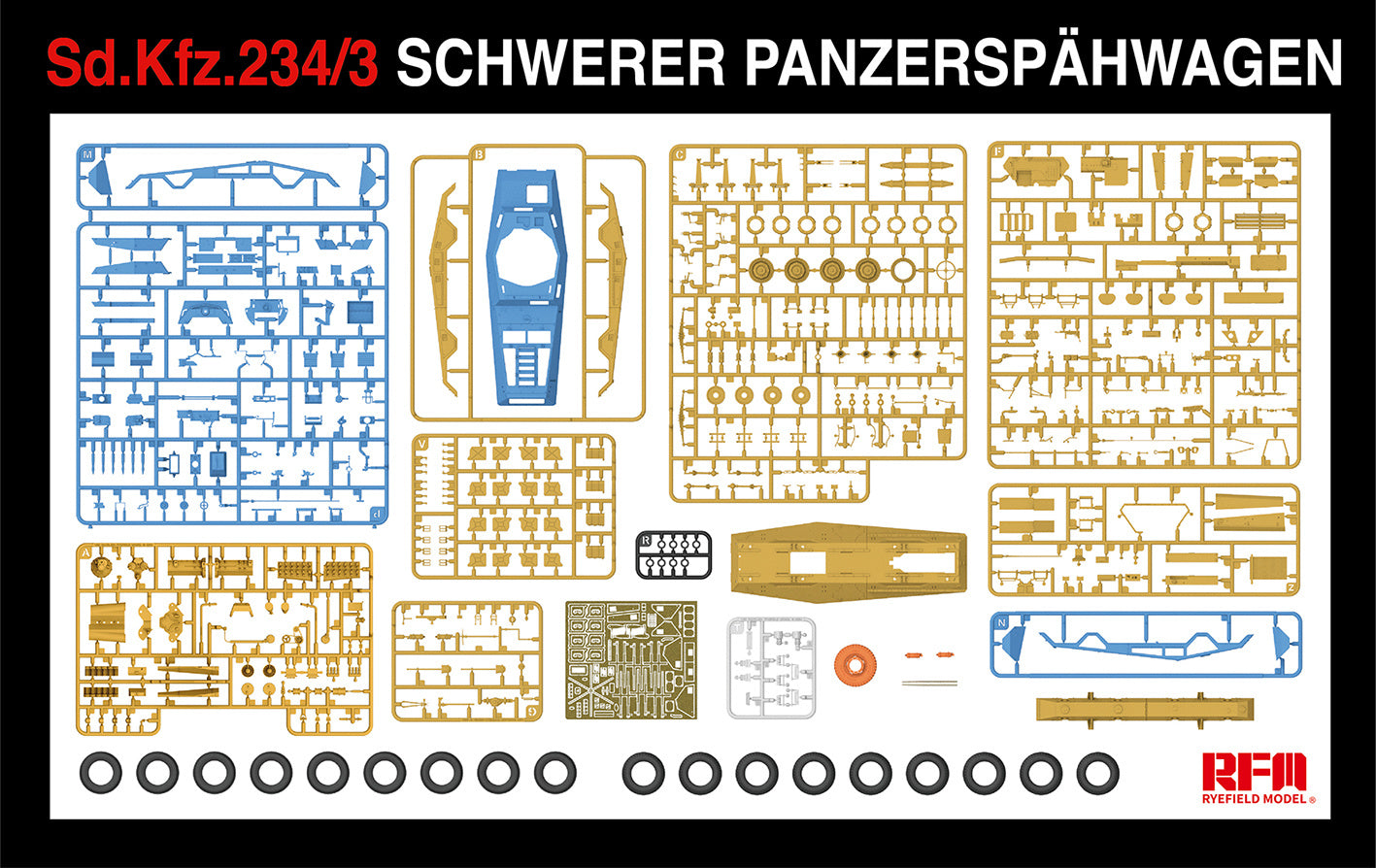 RFM: 1/35 Sd.Kfz.234/3 Schwerer Panzerspahwagen 7.5cm Stummel