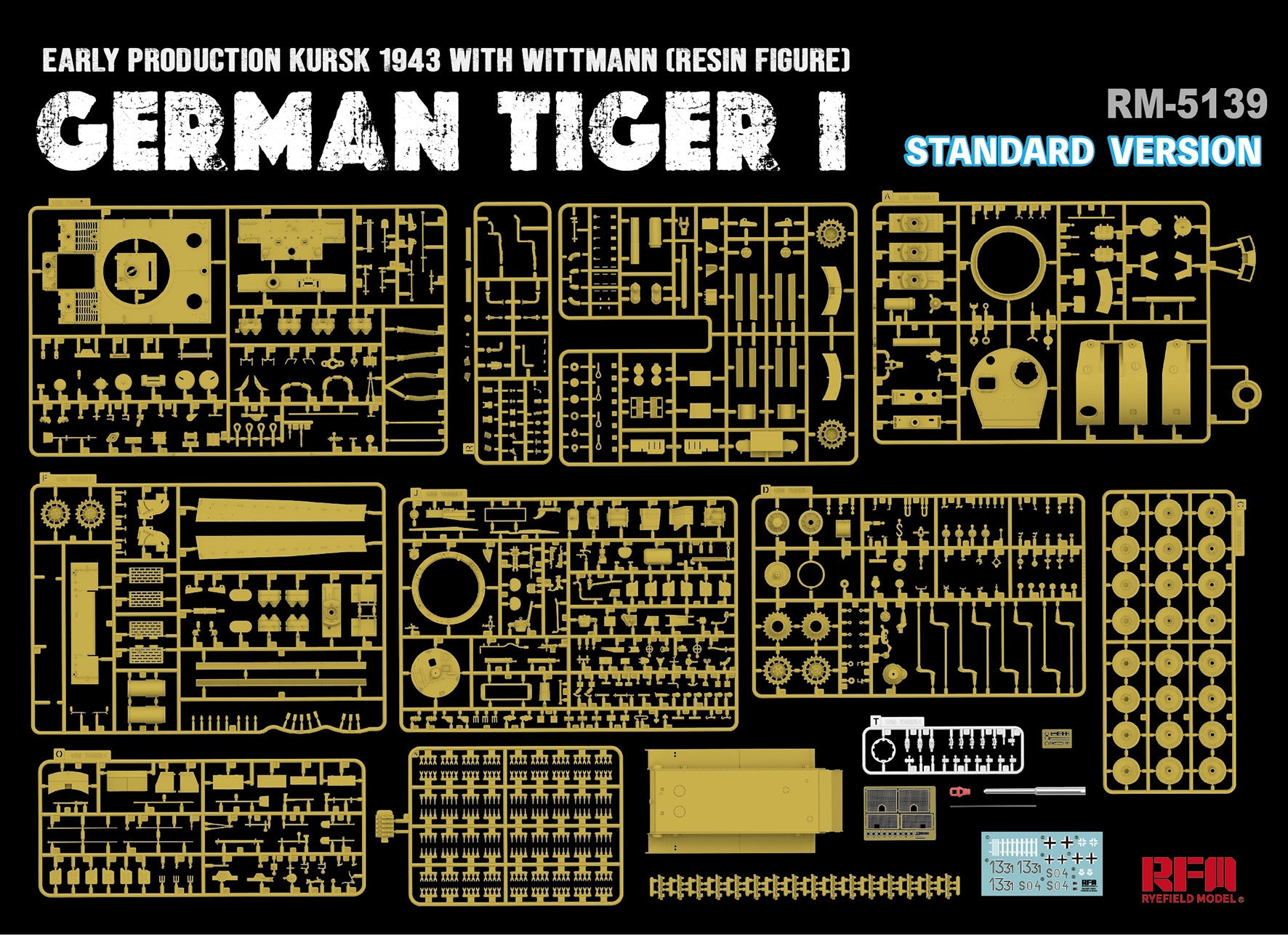 RFM: 1/35 Sd.Kfz.181 Pz.Kpfw. VI Ausf. E Tiger I Early Production Kursk 1943 (Standard Version)