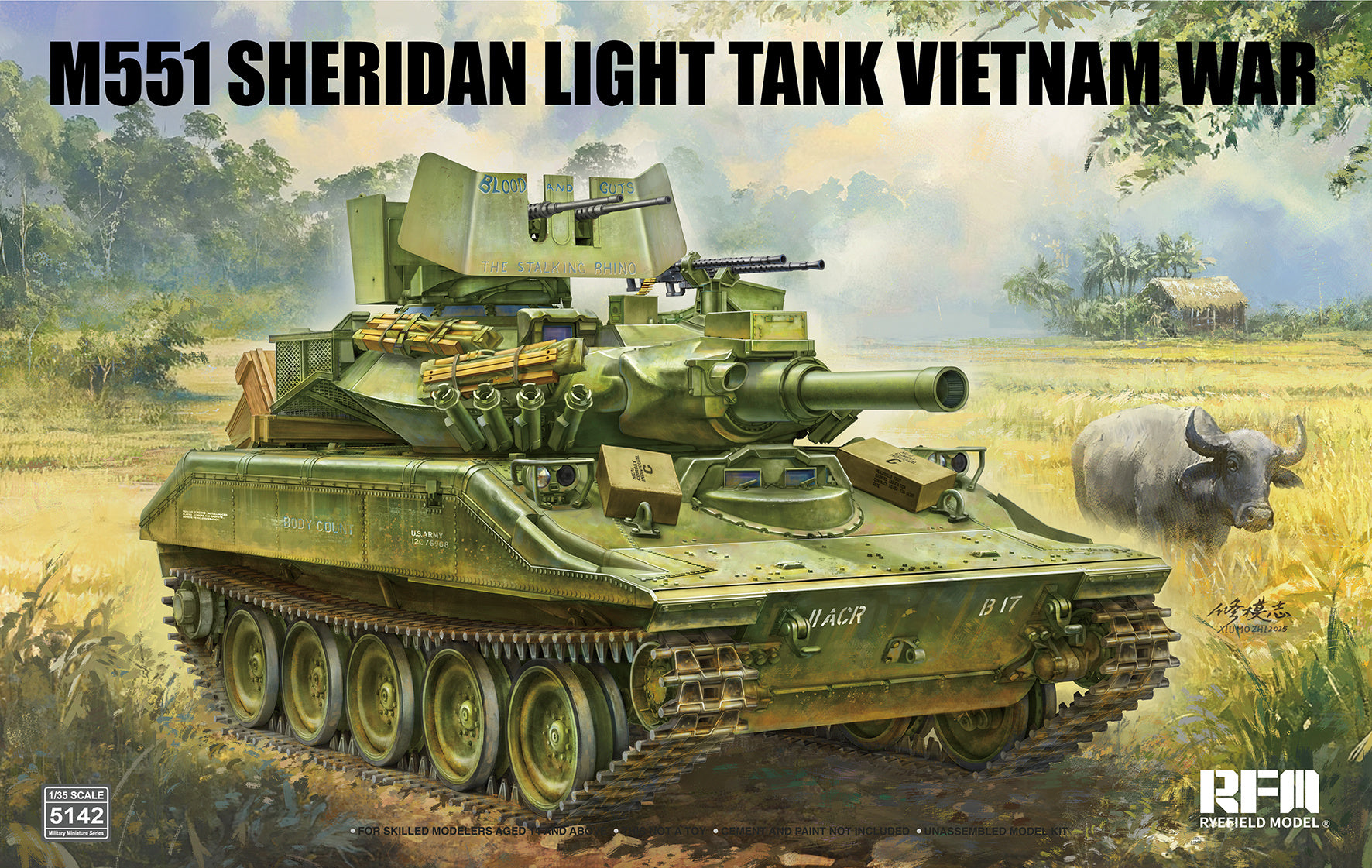RFM: 1/35 M551 Light Tank Sheridan Vietnam War