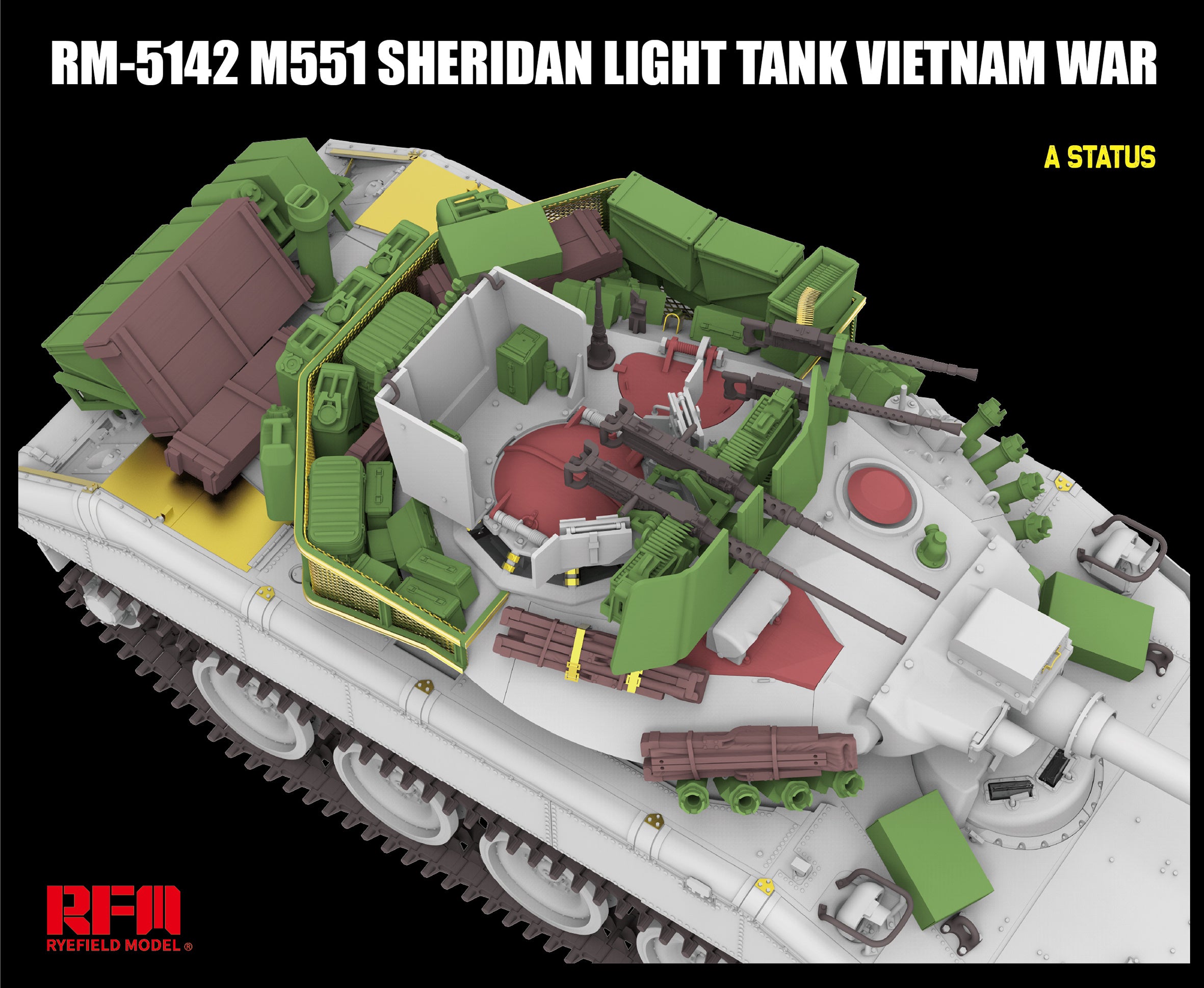 RFM: 1/35 M551 Light Tank Sheridan Vietnam War