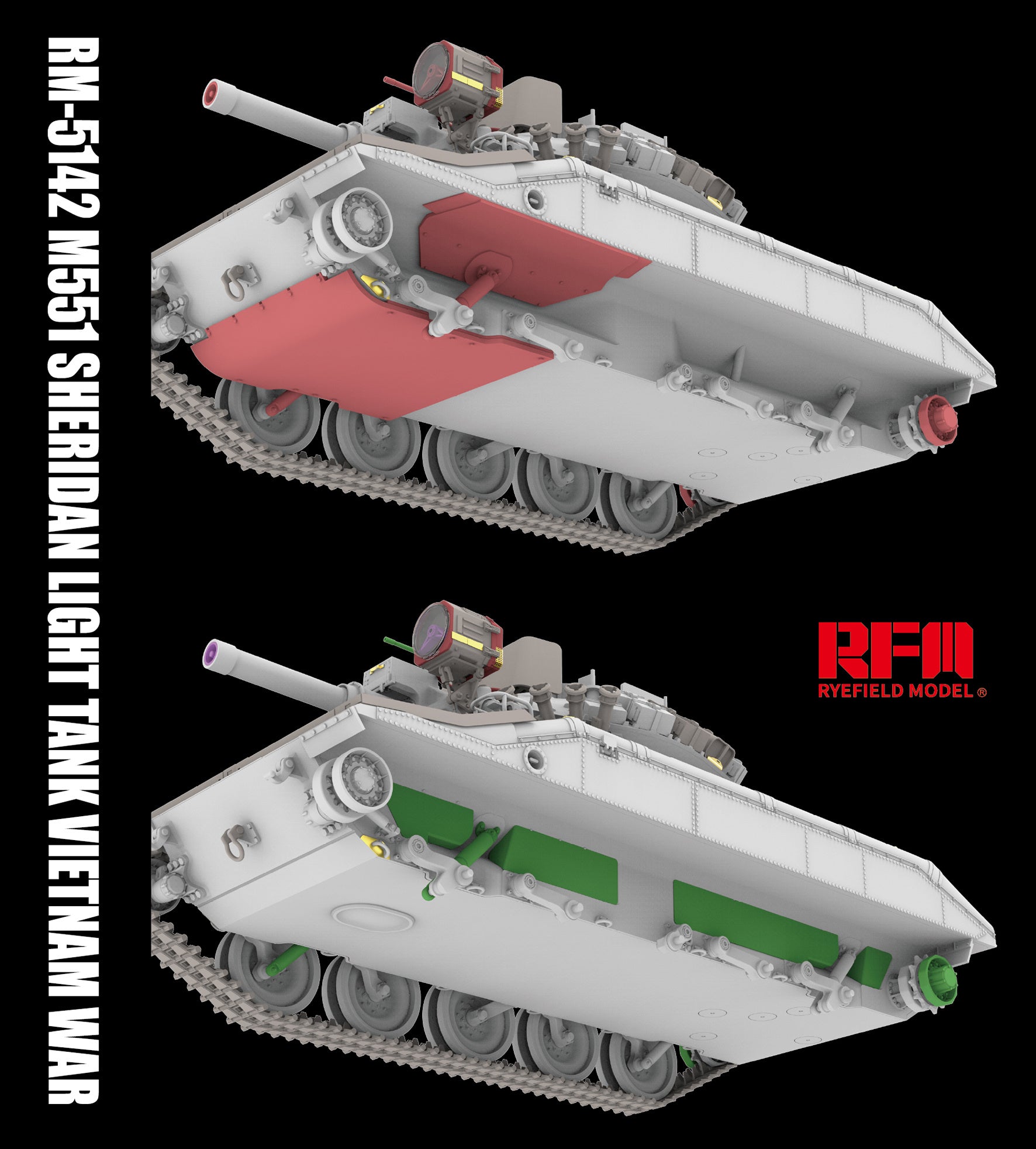 RFM: 1/35 M551 Light Tank Sheridan Vietnam War